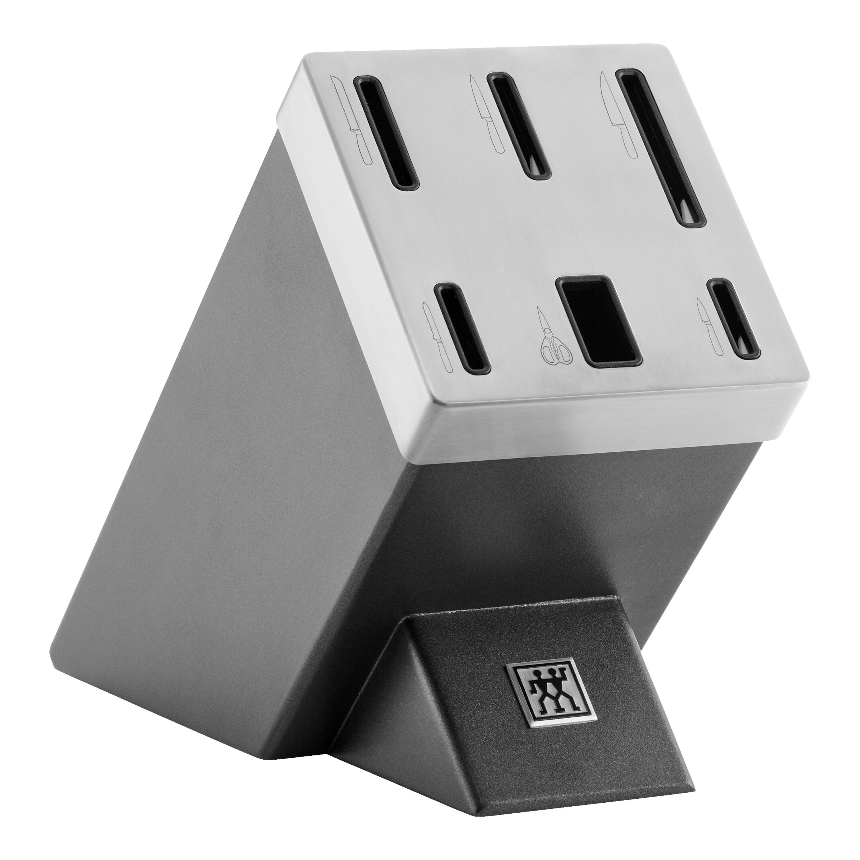 ZWILLING        All * Star                7-tlg, Messerblockset, Silber, Anthrazit