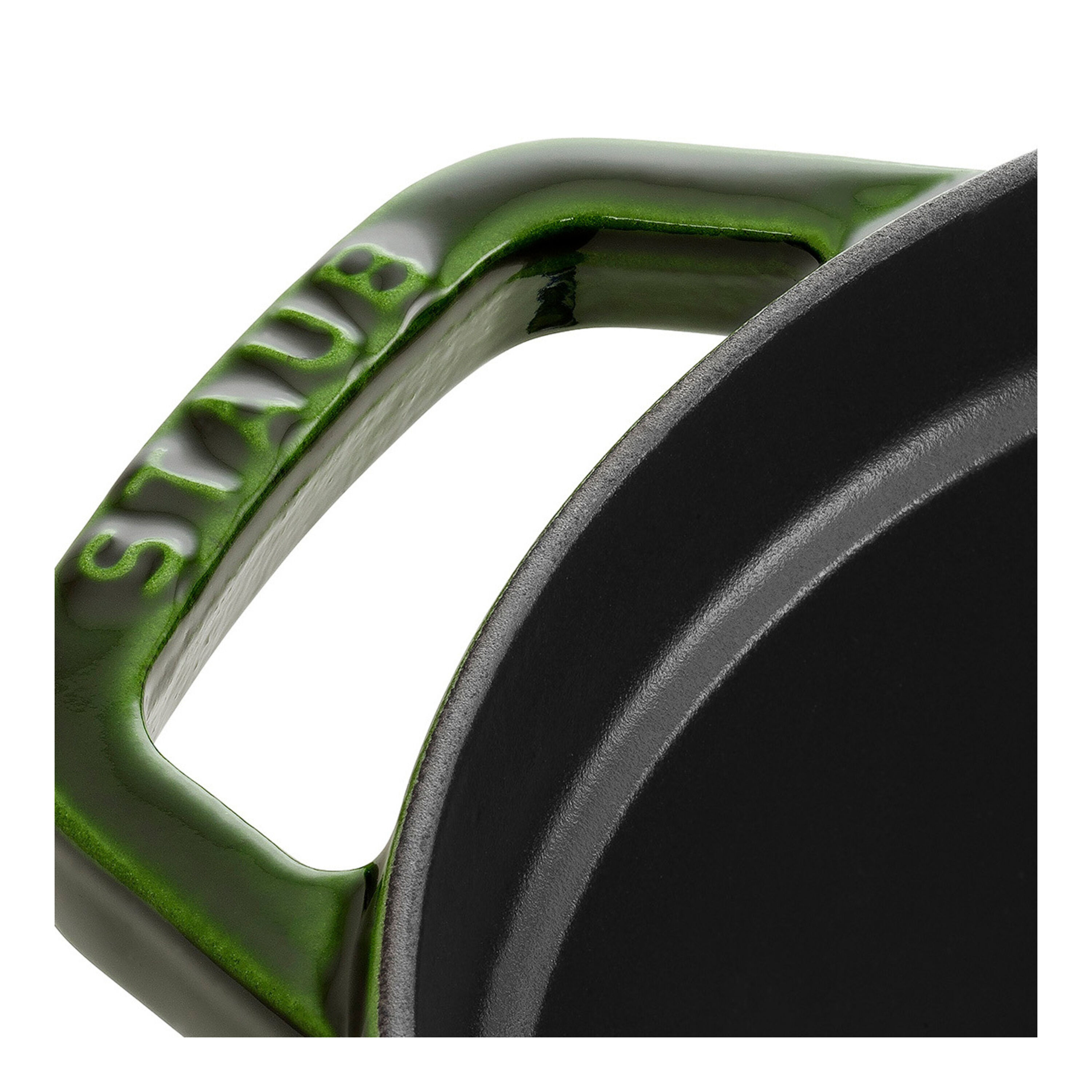 Staub        La Cocotte                Cocotte 31 cm, oval, Basilikum-Grün, Gusseisen