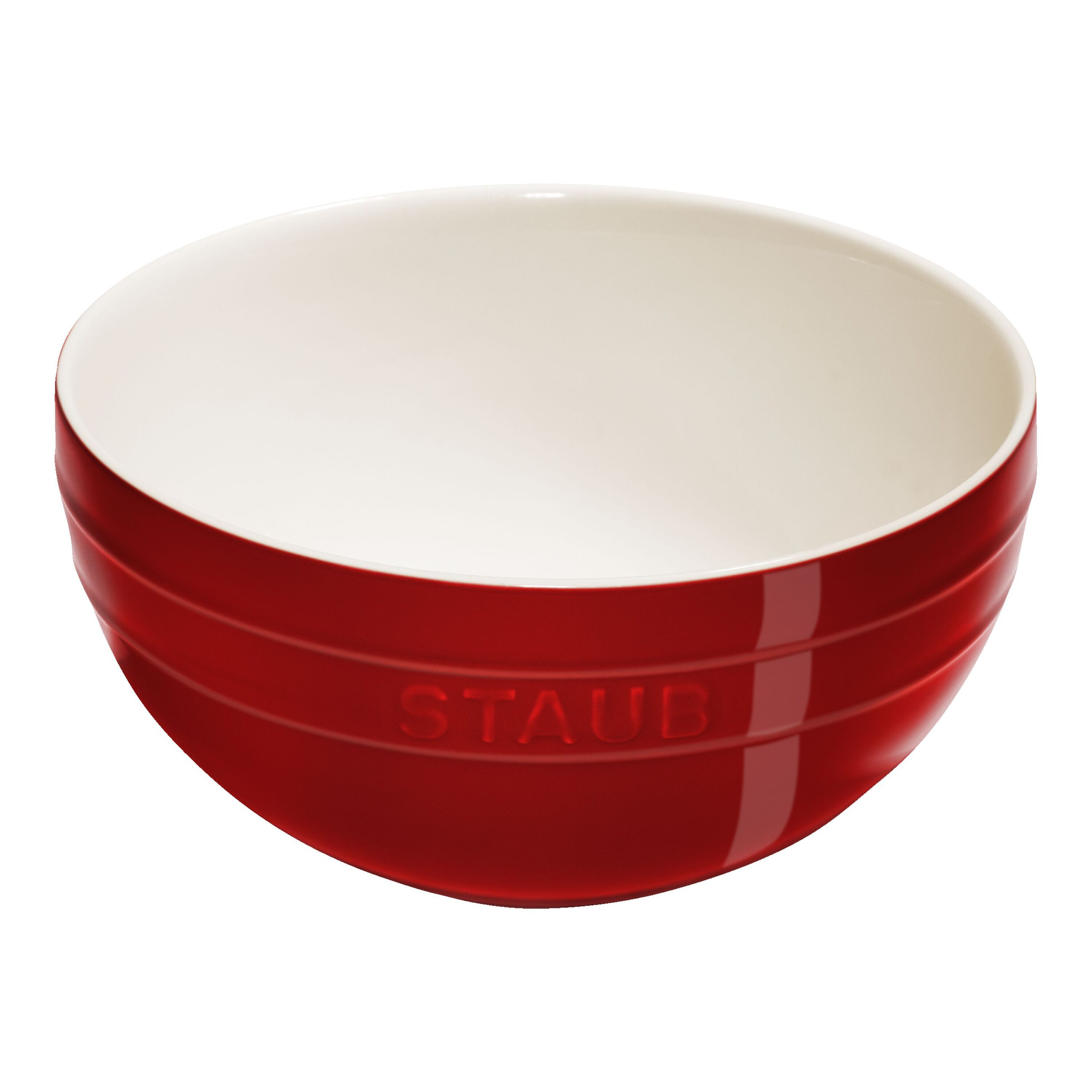 Staub        Ceramique                Schüssel 18 cm, rund, Kirsch-Rot, Keramik