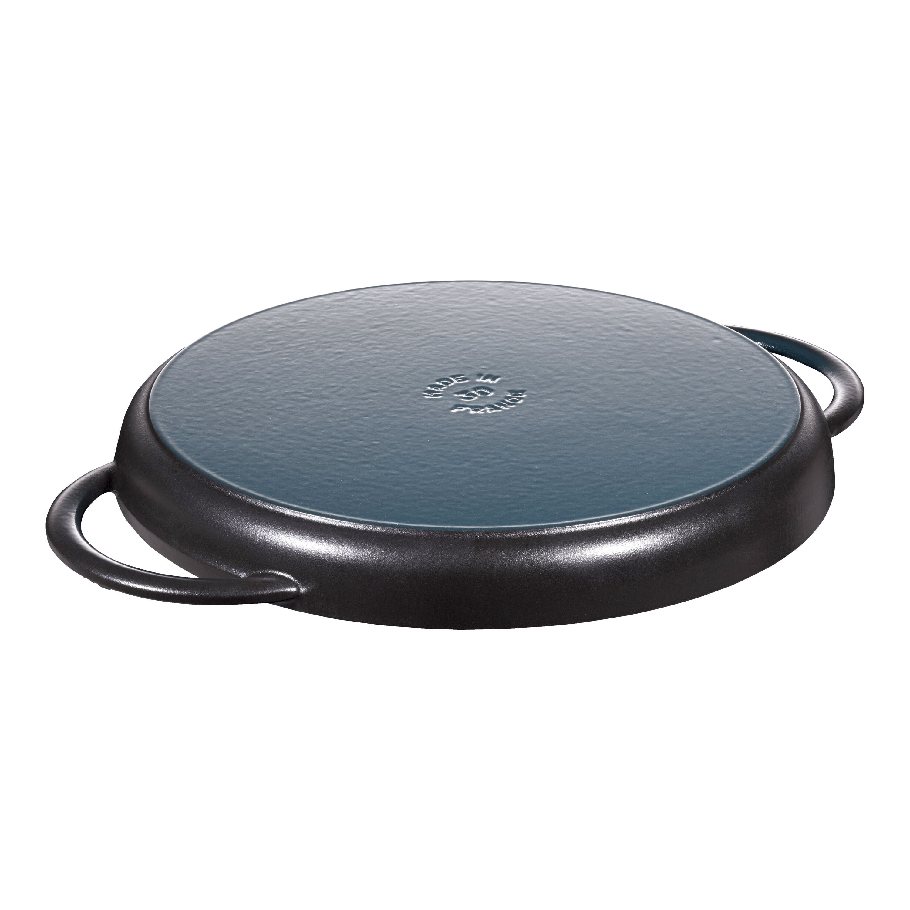 Staub        Grill Pans                Pure Grill 30 cm, rund, Schwarz, Gusseisen