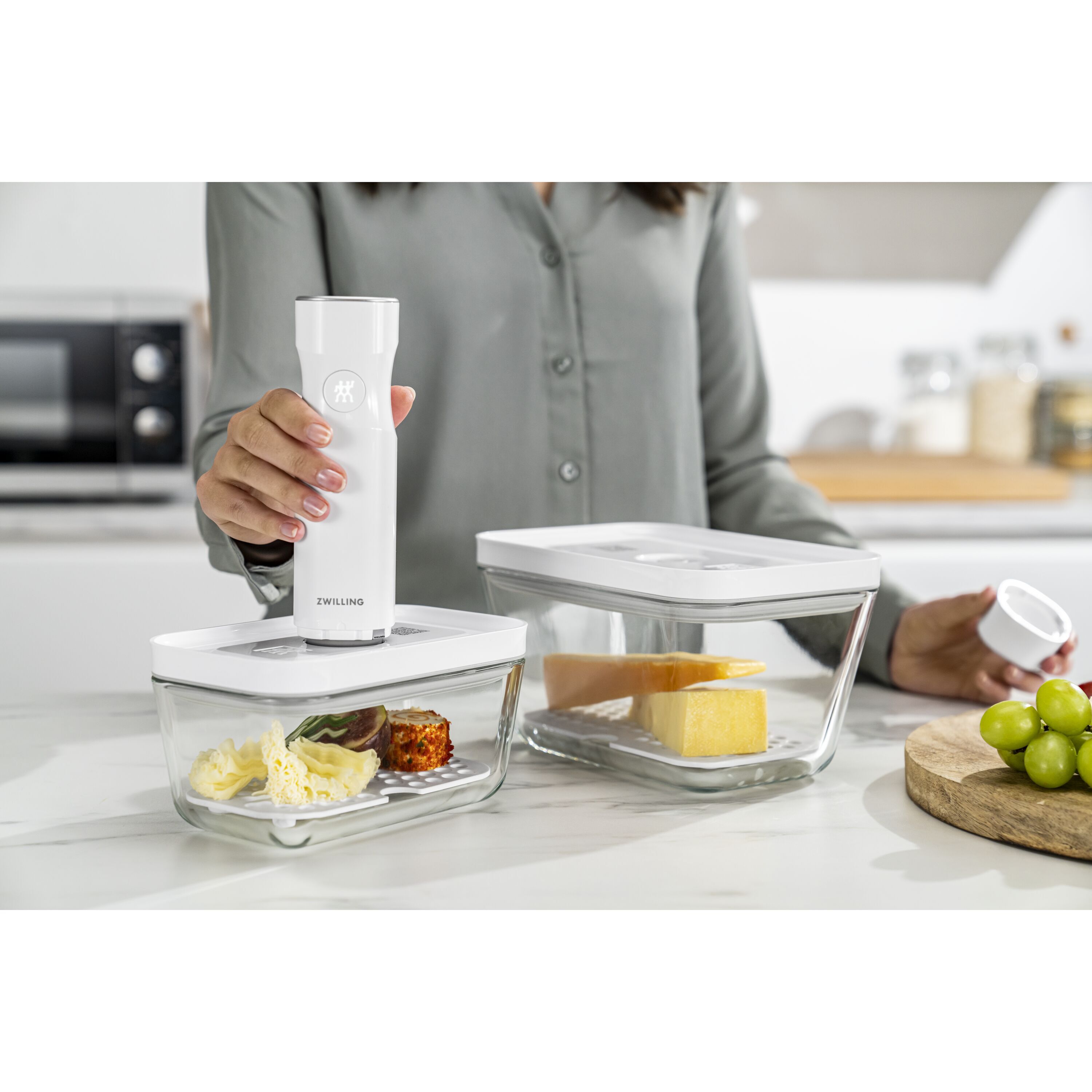 ZWILLING        Fresh & Save                Vakuum Zubehörset Abtropfgitter für Glasboxen, M/L / 2-tlg