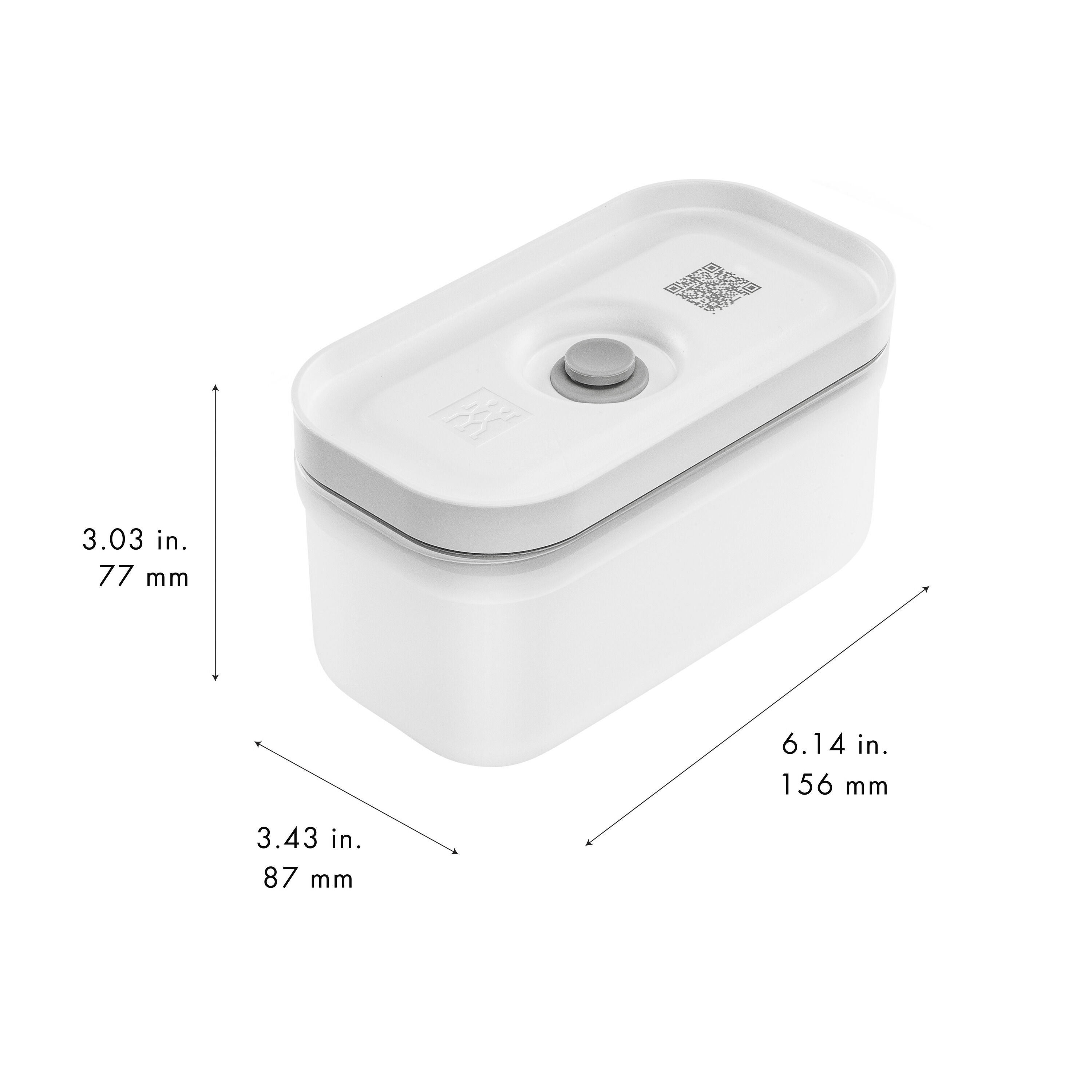 ZWILLING        Fresh & Save                Vakuum Lunchbox S, Kunststoff, Semitransparent-Grau