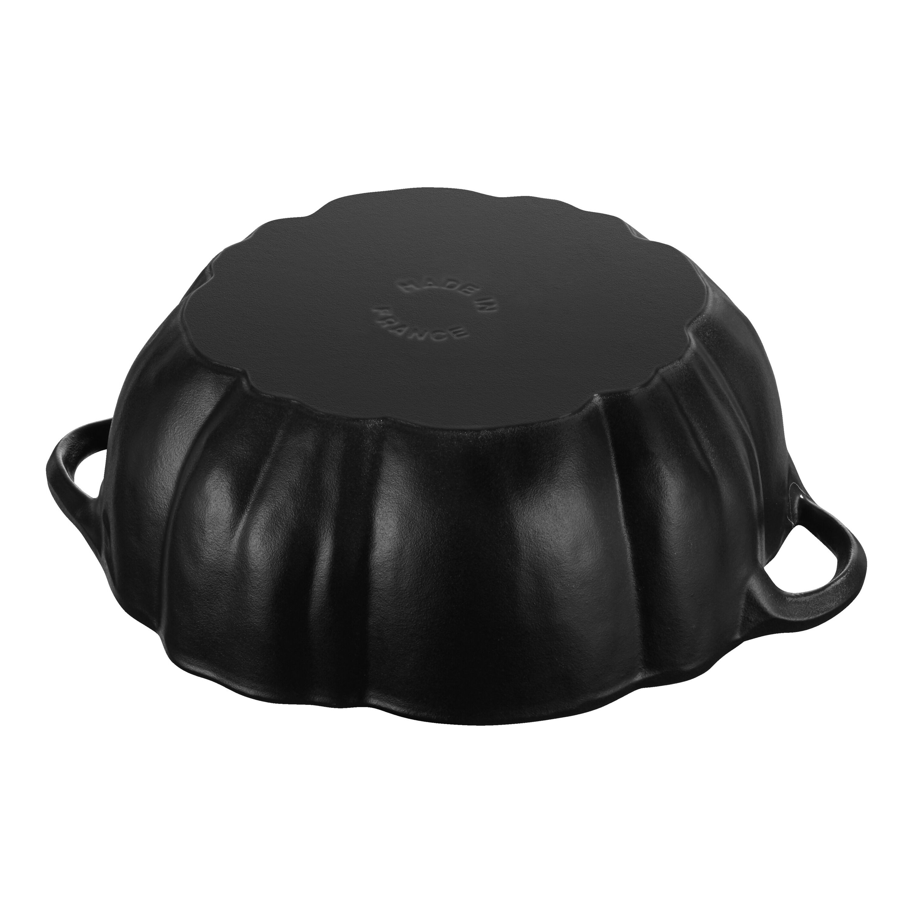 Staub        La Cocotte                Cocotte 24 cm, Kürbis, Schwarz, Gusseisen