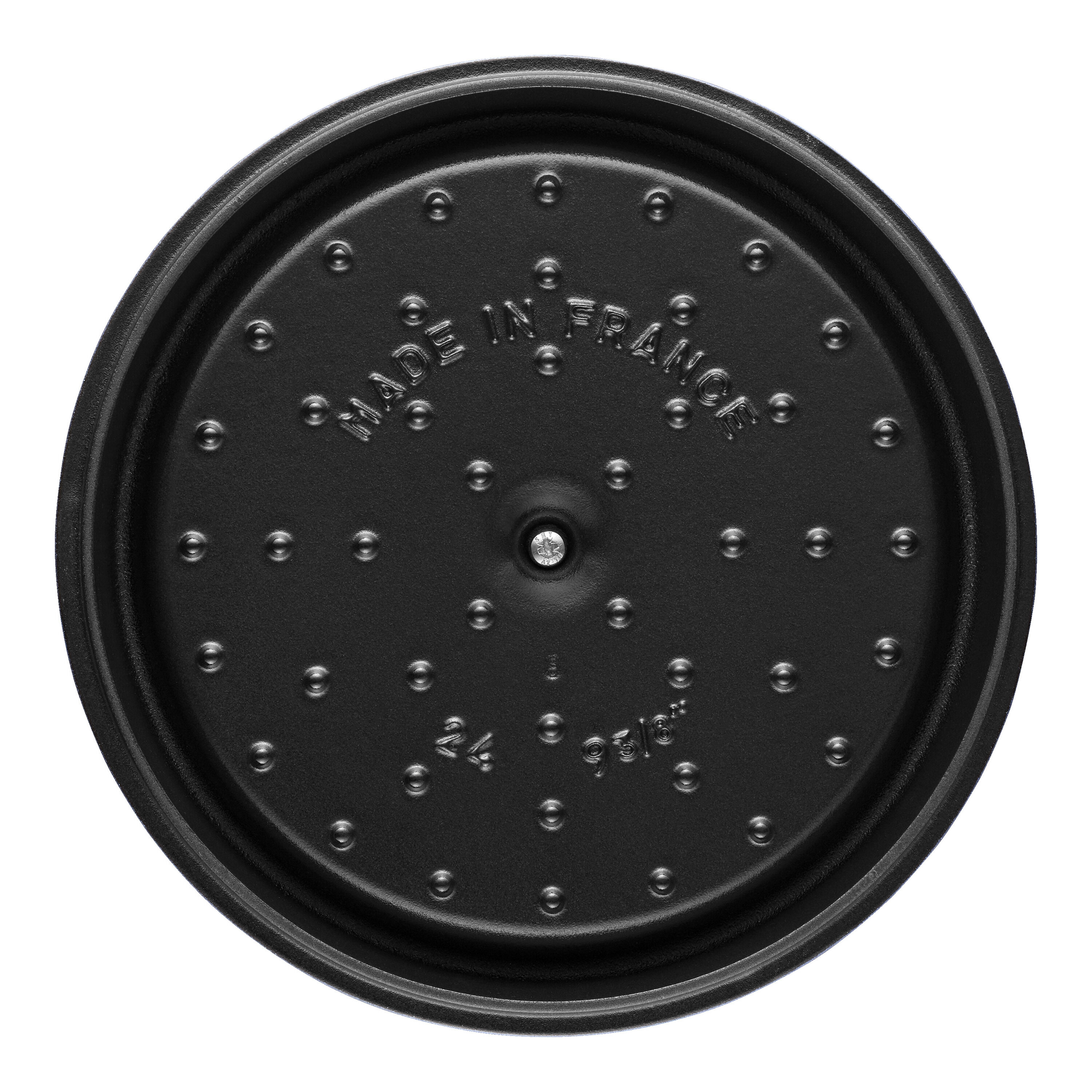 Staub        La Cocotte                Cocotte tief 24 cm, rund, Schwarz, Gusseisen