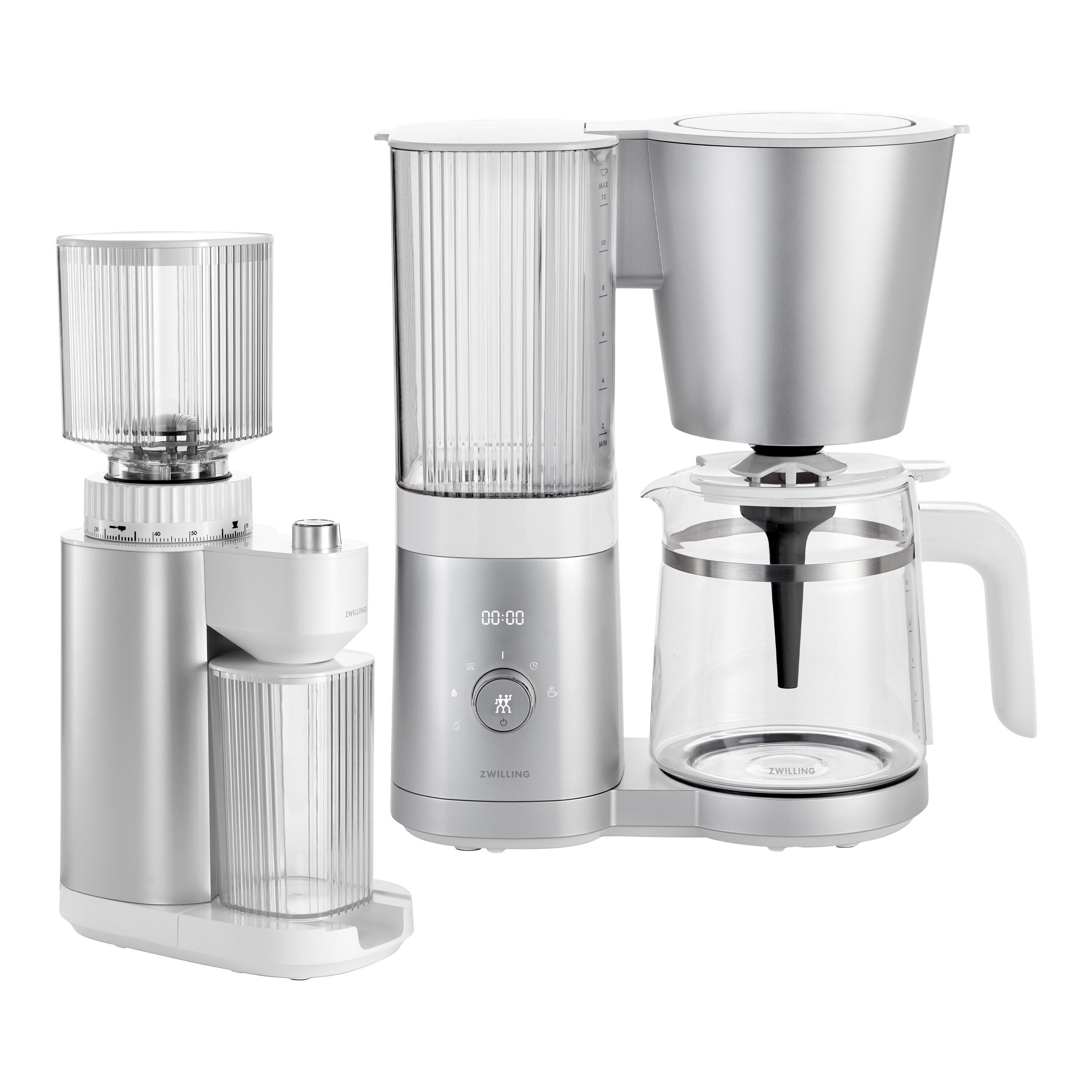 ZWILLING                        Kaffee-Set 2 tlg., Silber-Weiß
