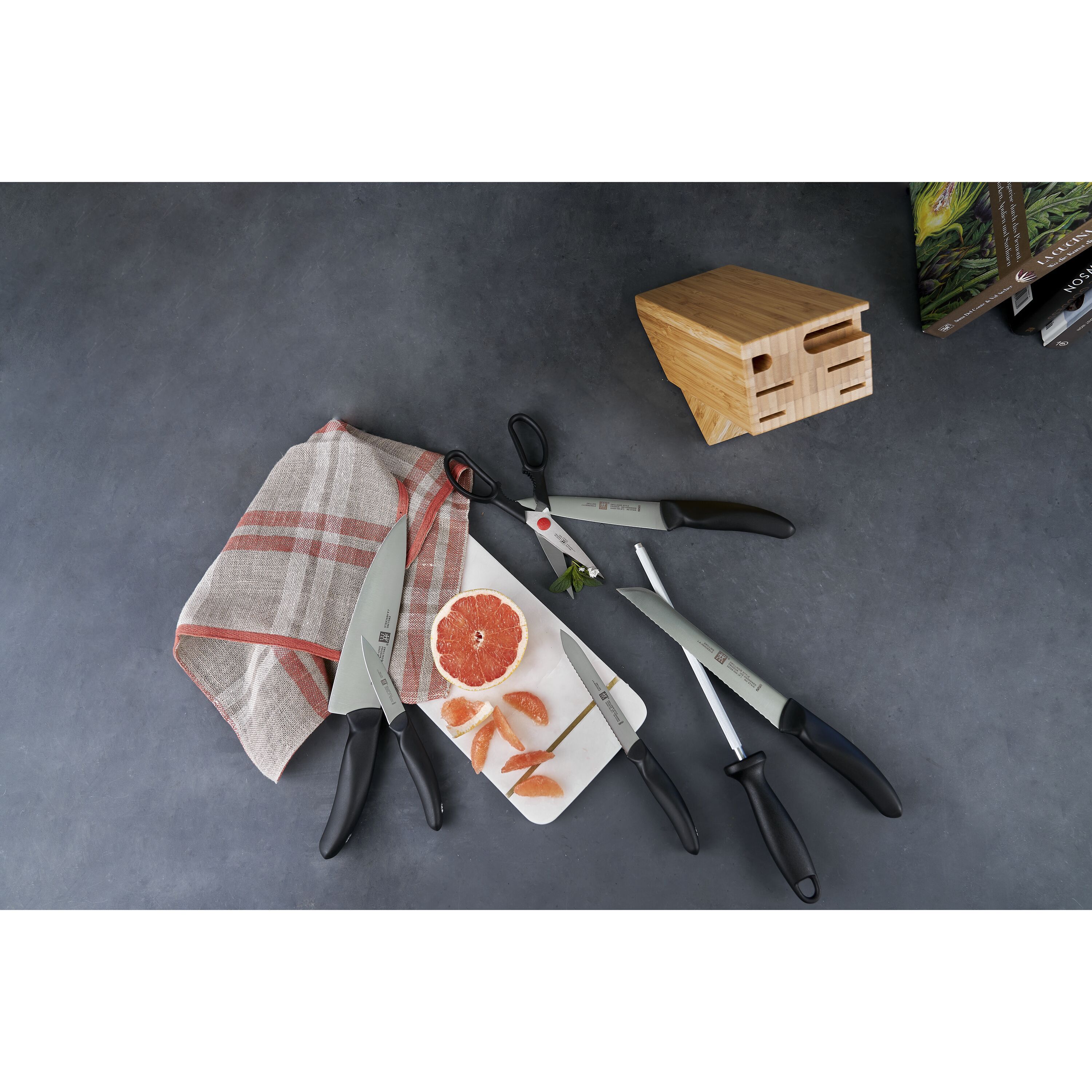 ZWILLING        Style                8-tlg, Messerblockset, Natur