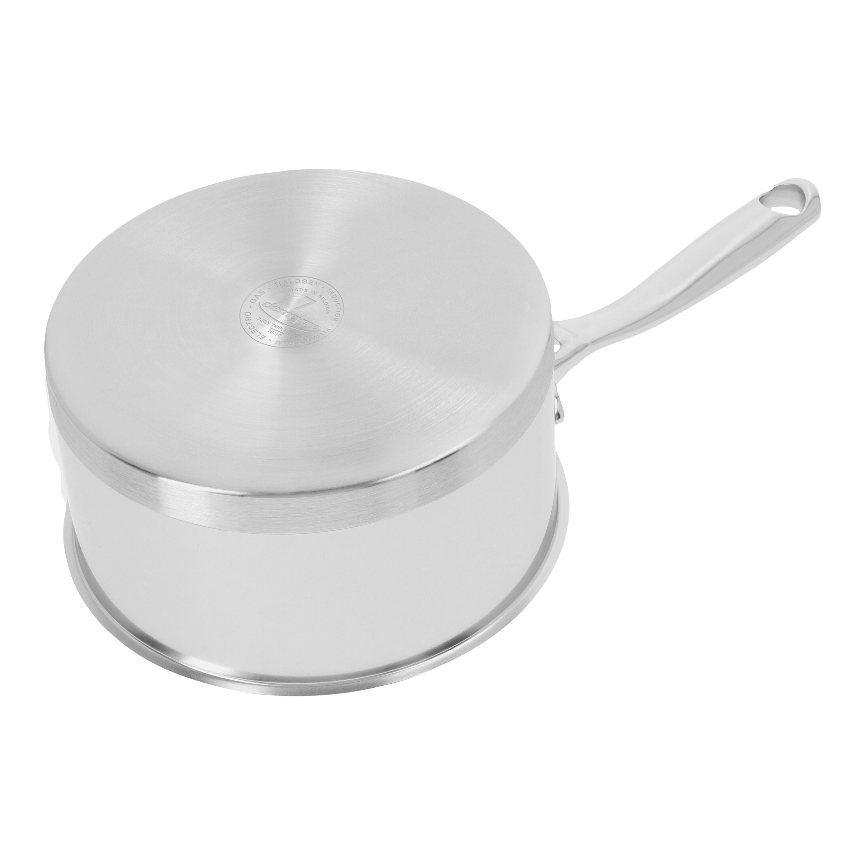 Demeyere        Atlantis 7                Stieltopf ohne Deckel 16 cm, 18/10 Edelstahl, Silber