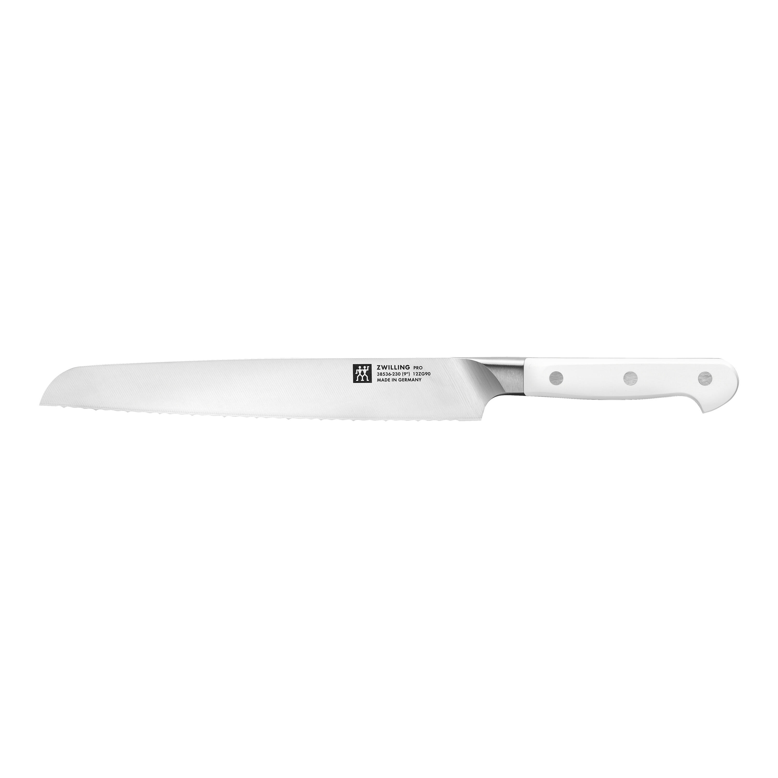 ZWILLING        Pro le blanc                Brotmesser 23 cm, Wellenschliff