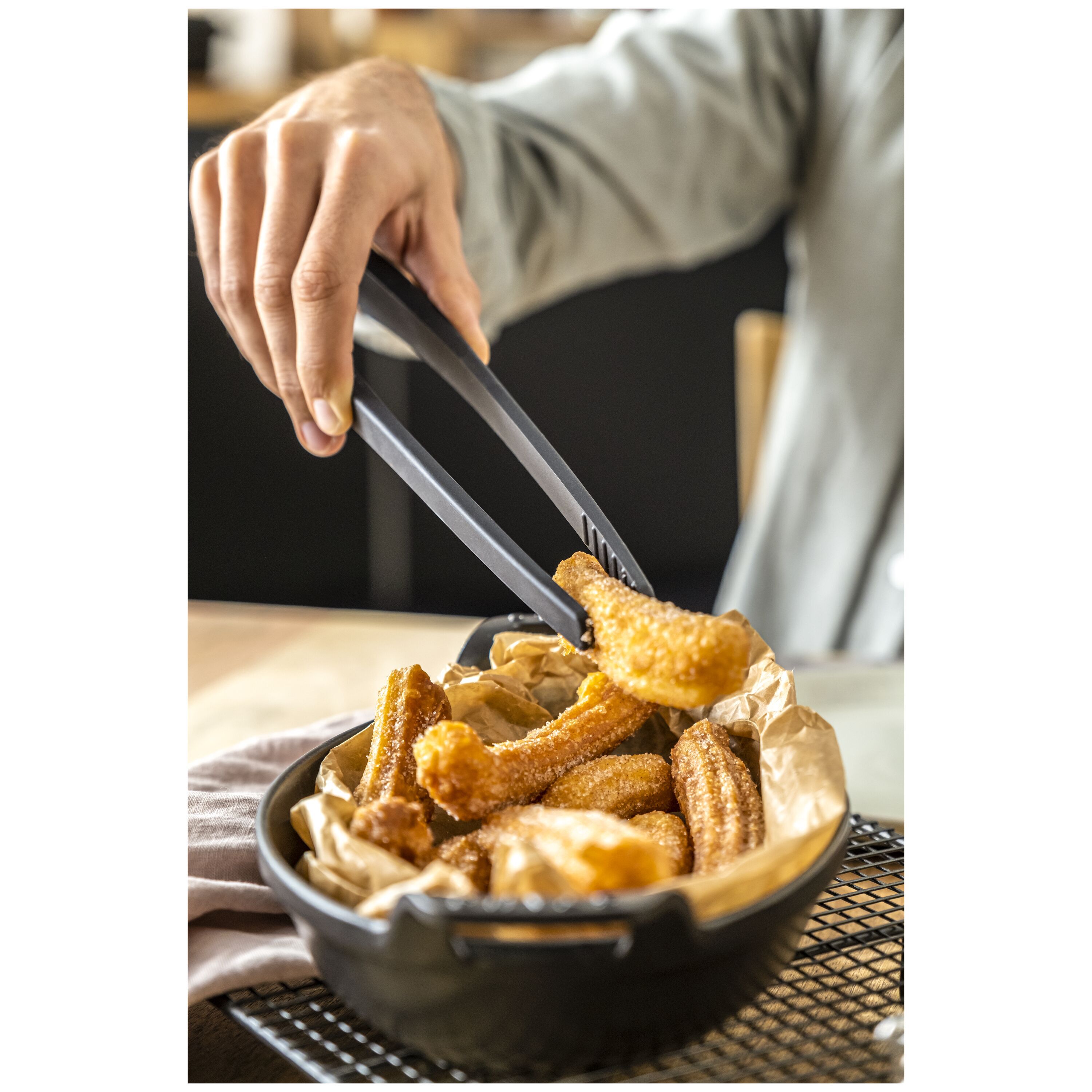 Staub                        Zange, 31 cm, Silikon