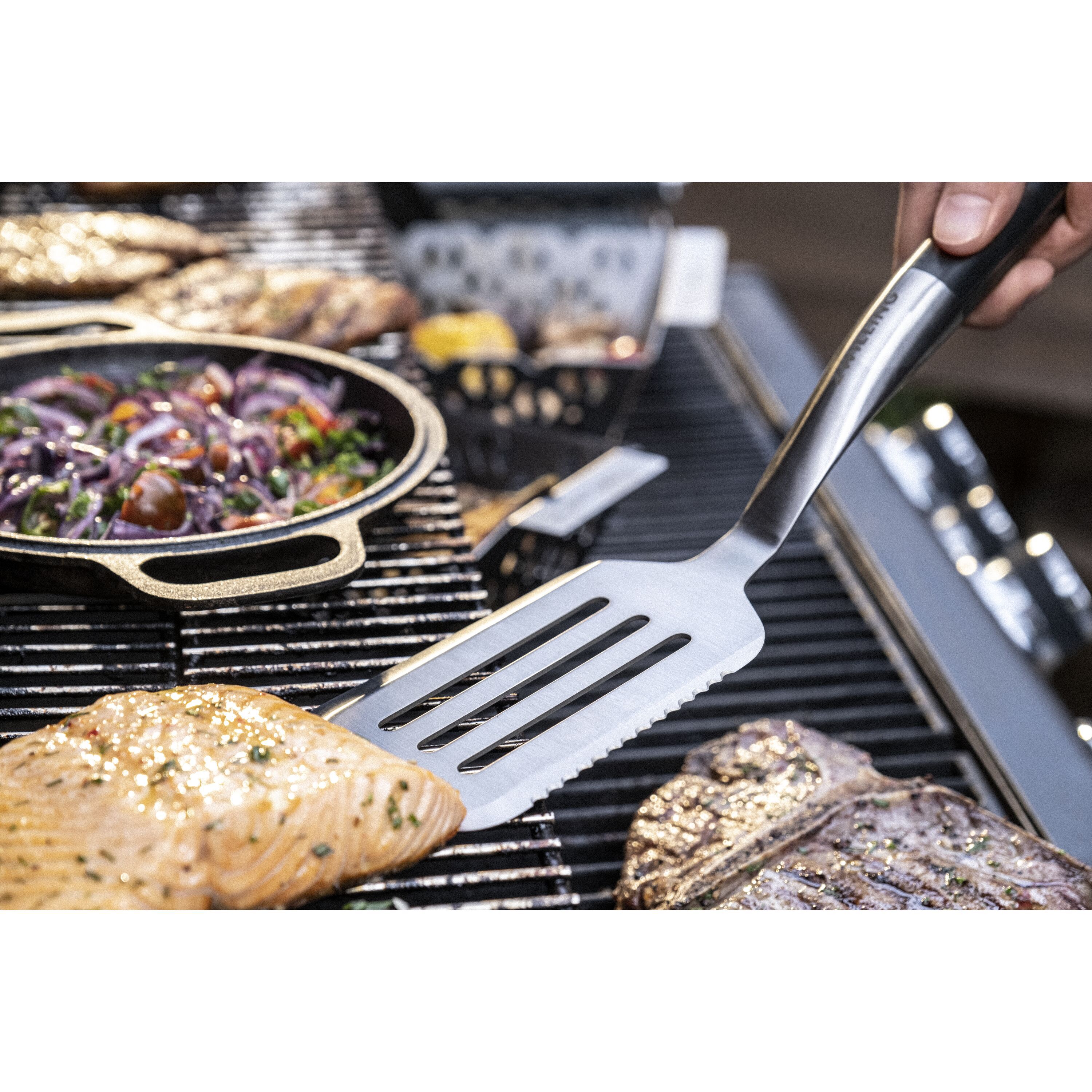 ZWILLING        BBQ+                Grillwender, 43 cm, Edelstahl