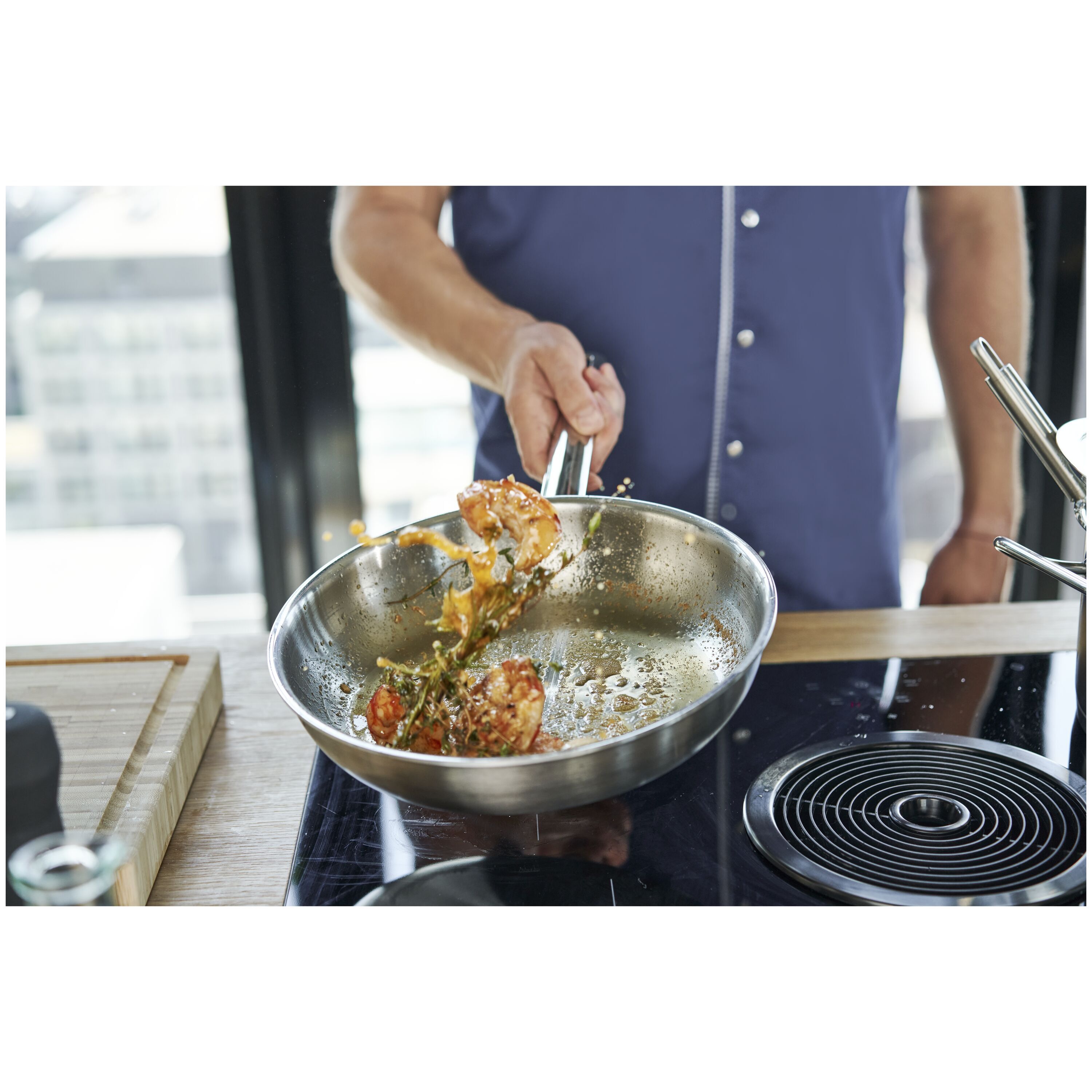 ZWILLING        Pro                Bratpfanne 28 cm, 18/10 Edelstahl, Silber