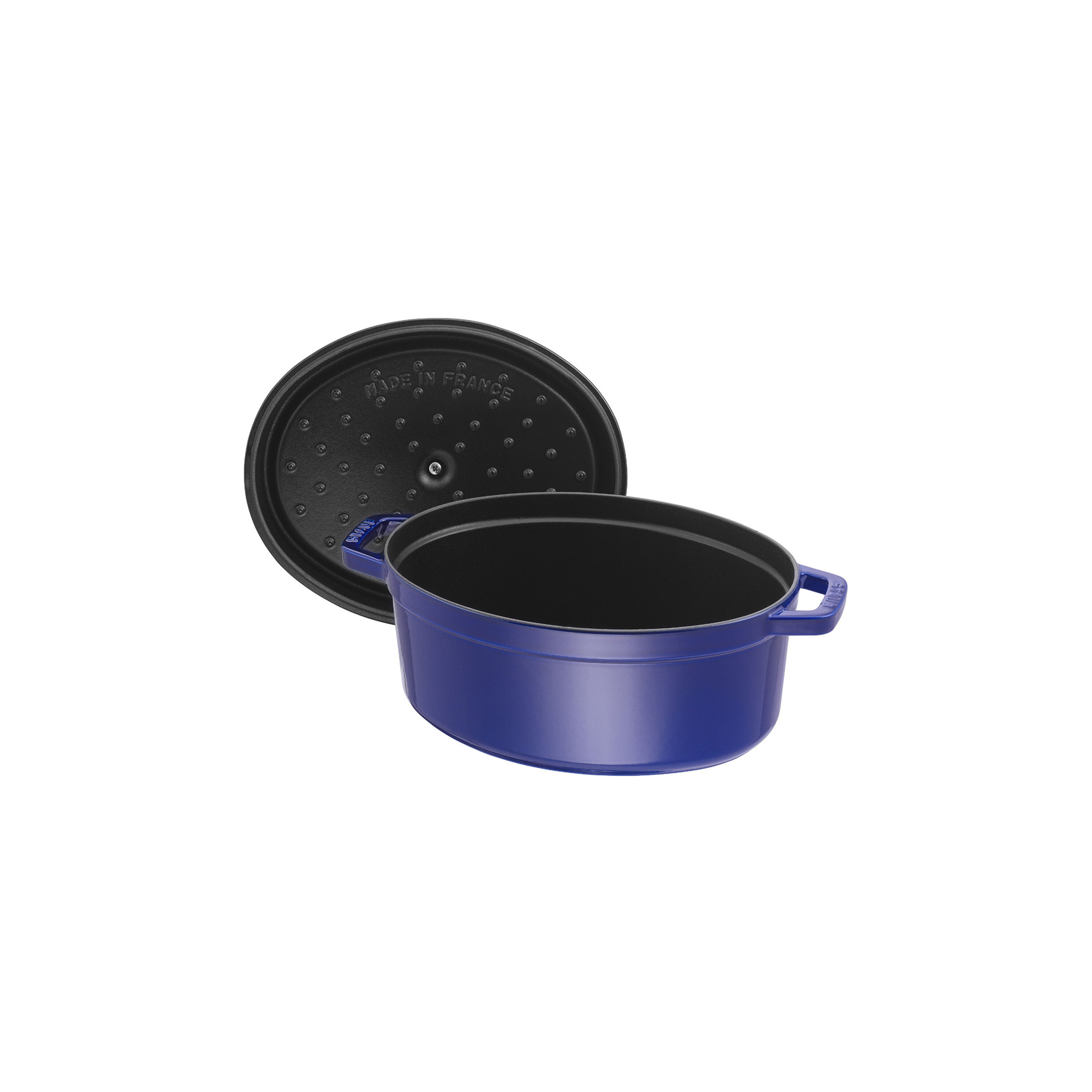 Staub        La Cocotte                Cocotte 29 cm, oval, Dunkelblau, Gusseisen