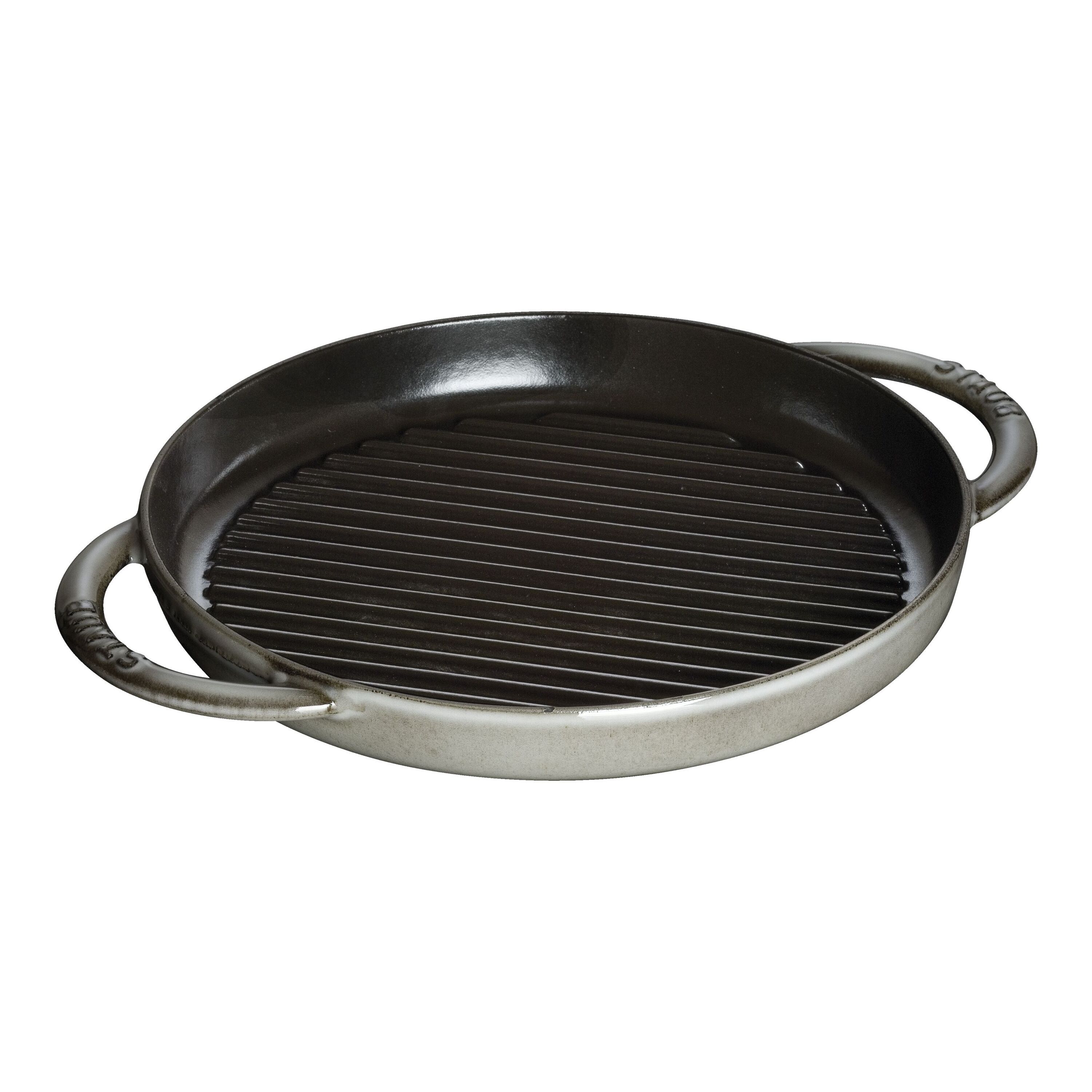 Staub        Grill Pans                Pure Grill 26 cm, rund, Graphit-Grau, Gusseisen