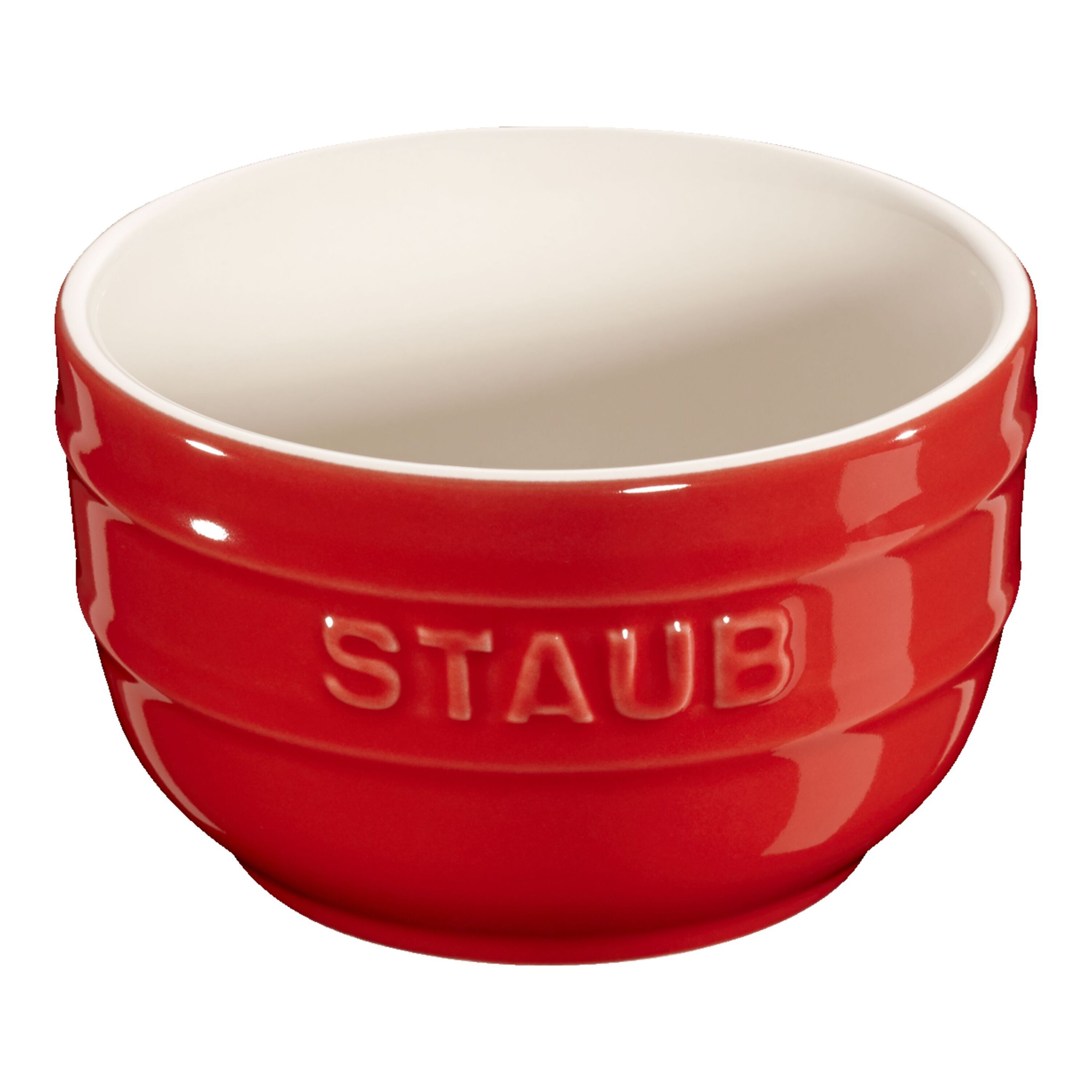 Staub        Ceramique                Förmchenset 9 cm / 2-tlg, rund, Kirsch-Rot, Keramik