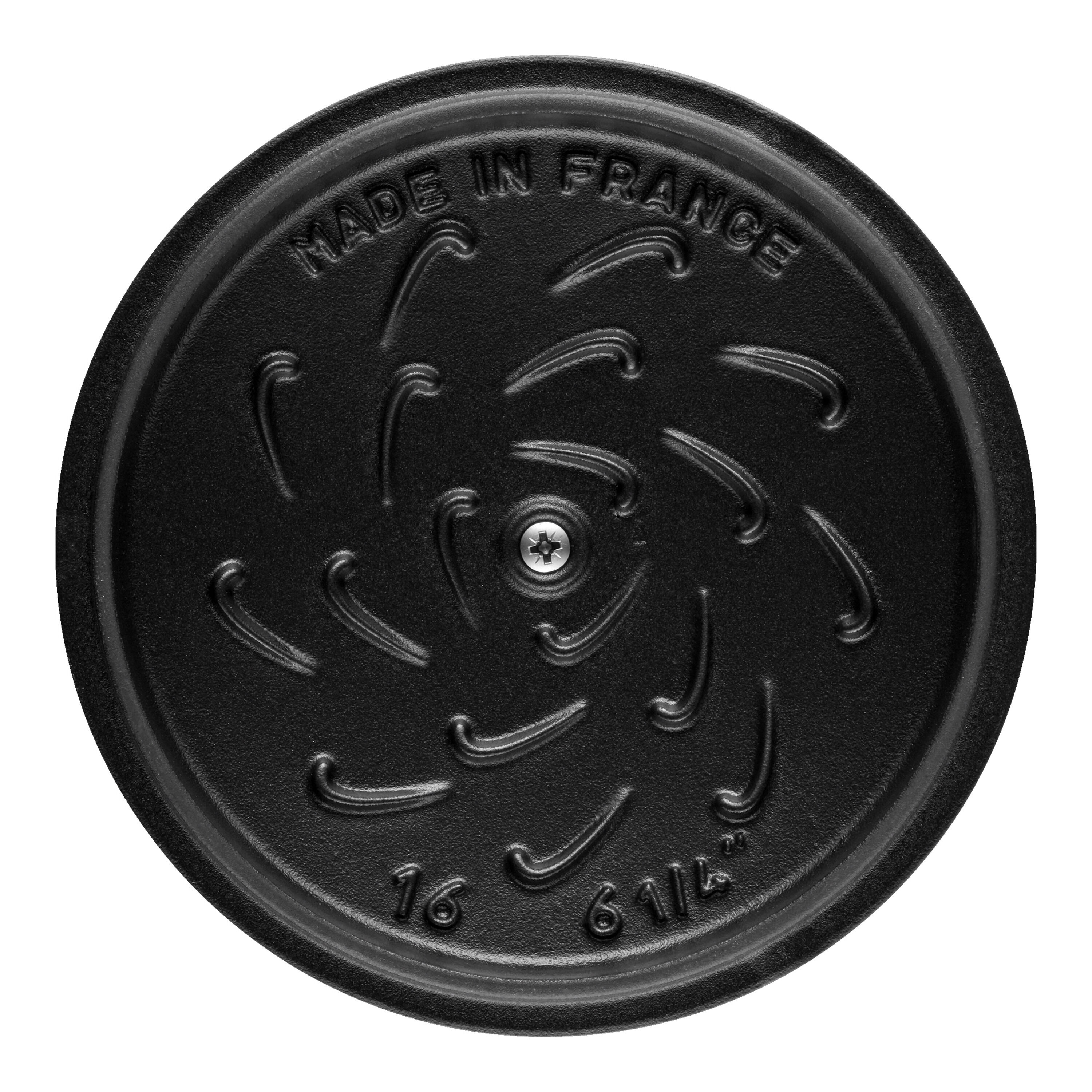 Staub        La Cocotte                Reis-Cocotte 16 cm, rund, Schwarz, Gusseisen