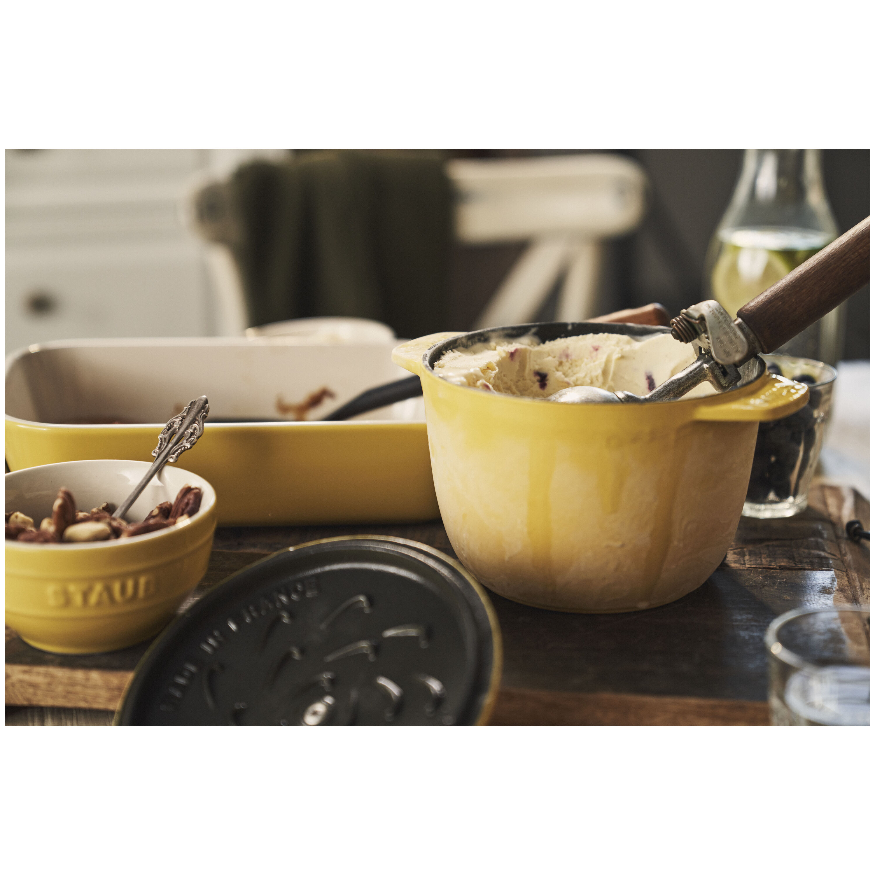 Staub        La Cocotte                Reis-Cocotte 16 cm, rund, Citron, Gusseisen