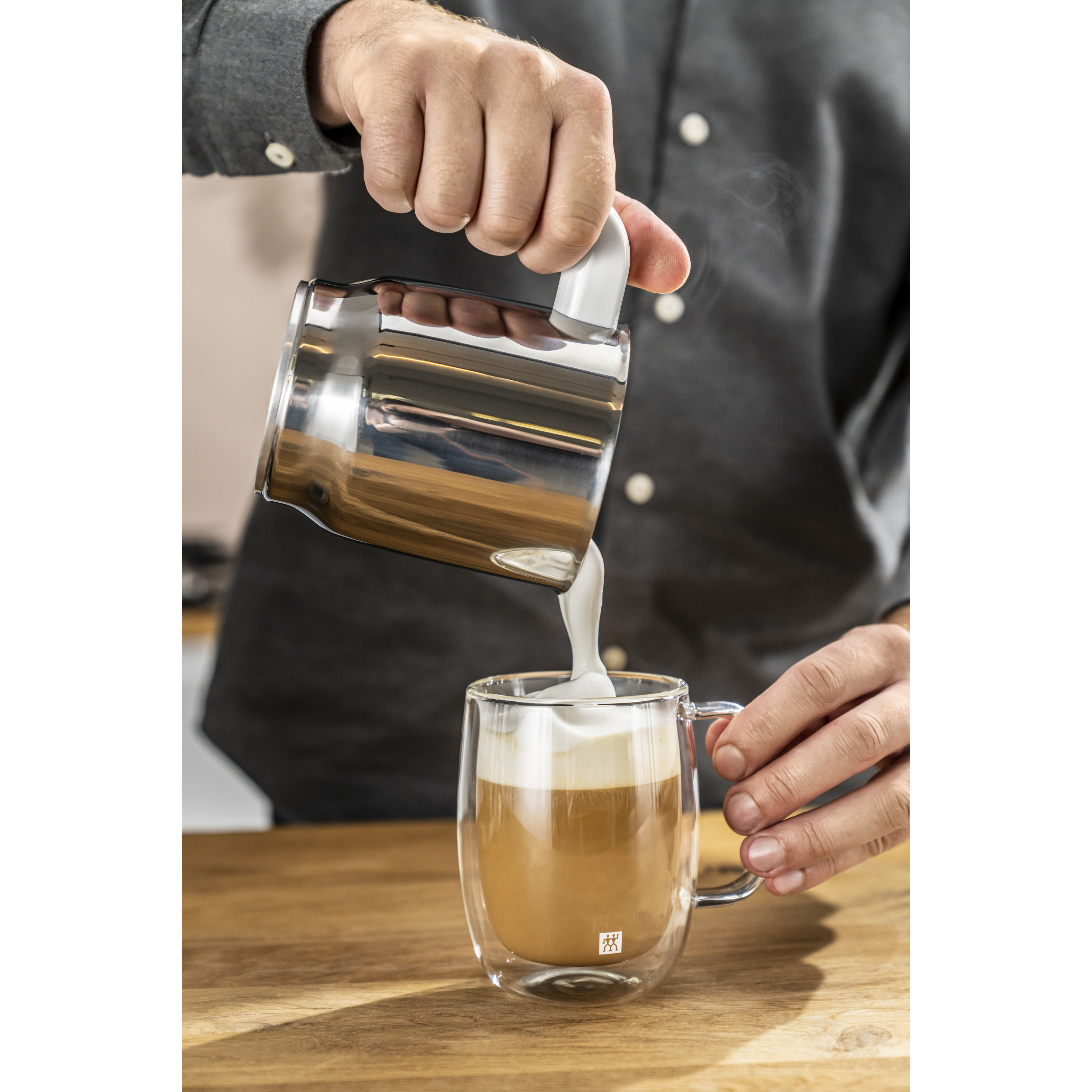 ZWILLING        Enfinigy                Milchaufschäumer, 400 ml, Silber