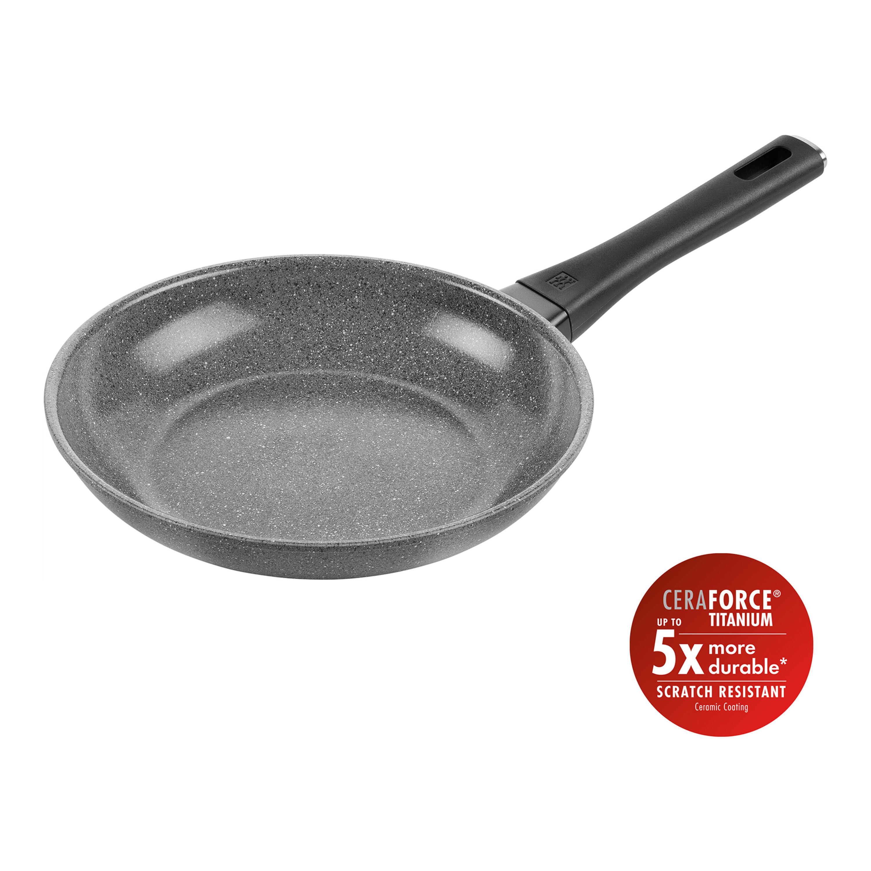 ZWILLING        Terreno Plus                Bratpfanne, 24 cm, Aluminium, Titanverstärkte keramische Antihaftbeschichtung