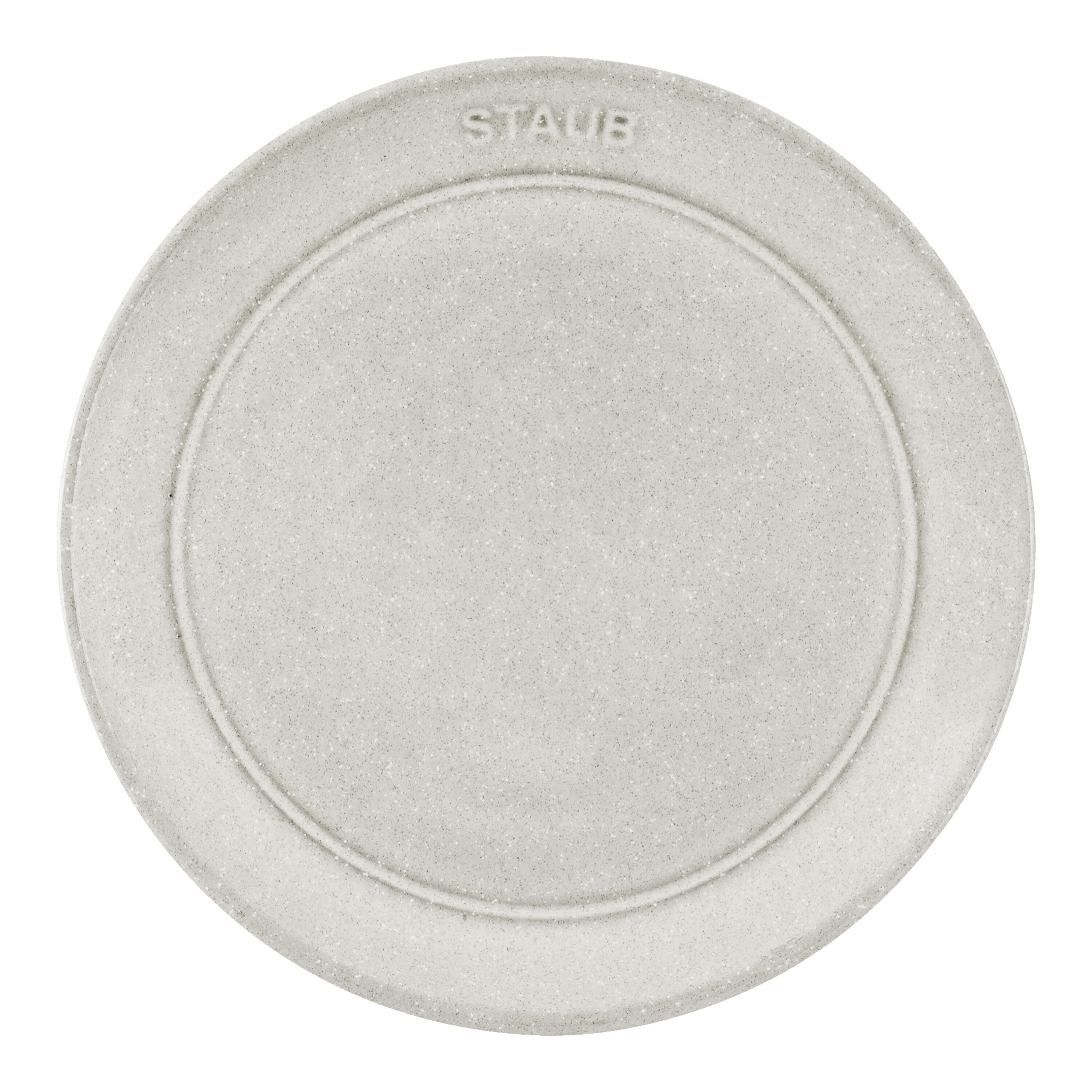 Staub        Dining Line                Teller flach 15 cm, rund, Weisser Trüffel, Keramik