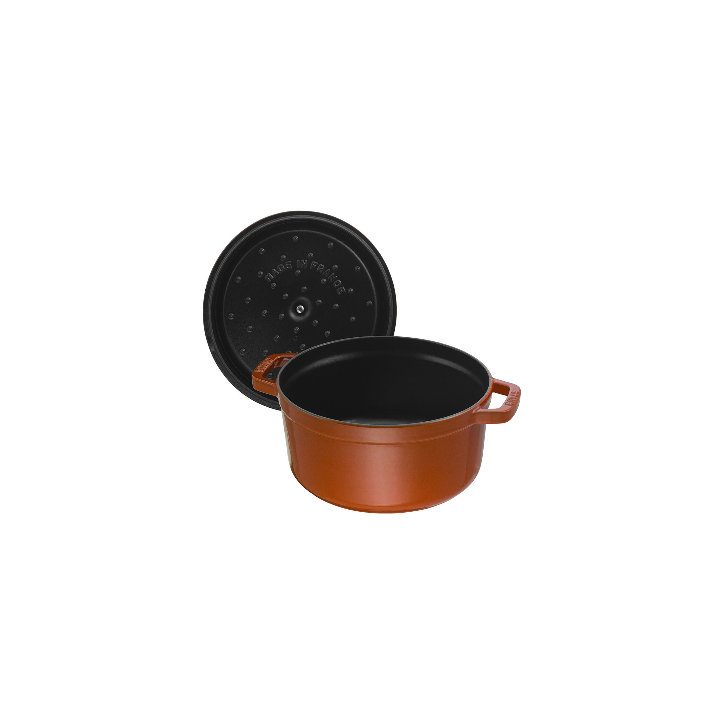 Staub        La Cocotte                Cocotte 28 cm, rund, Zimt, Gusseisen