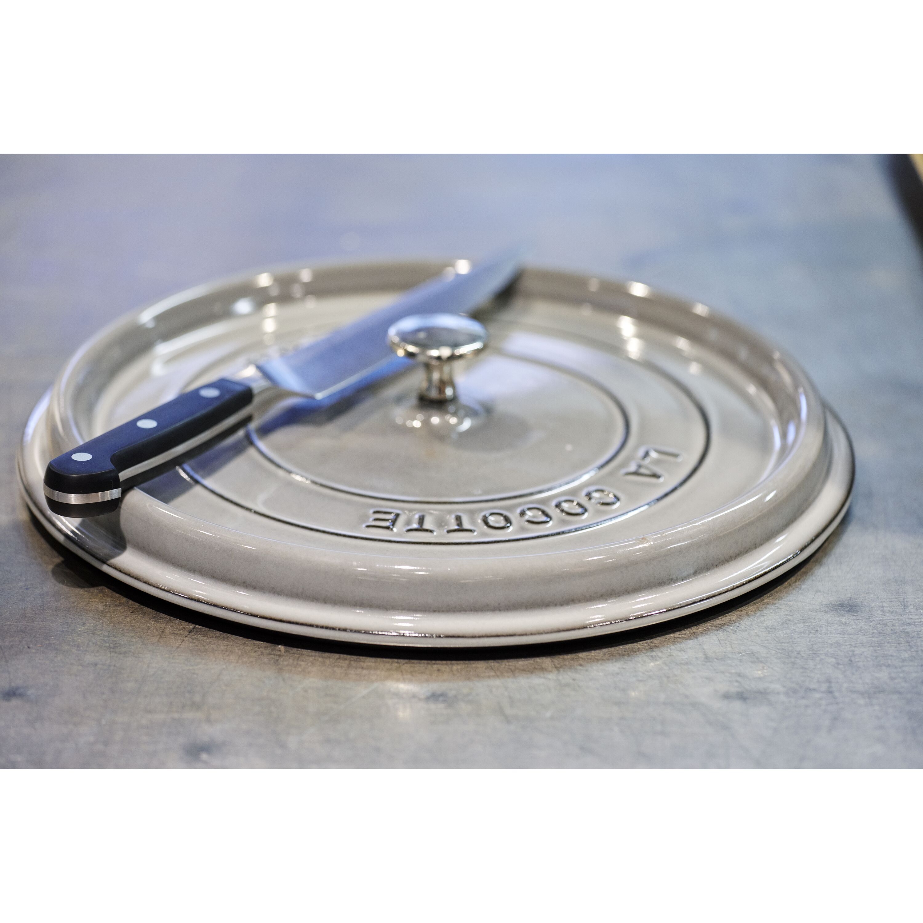 Staub        La Cocotte                Cocotte 30 cm, rund, Graphit-Grau, Gusseisen