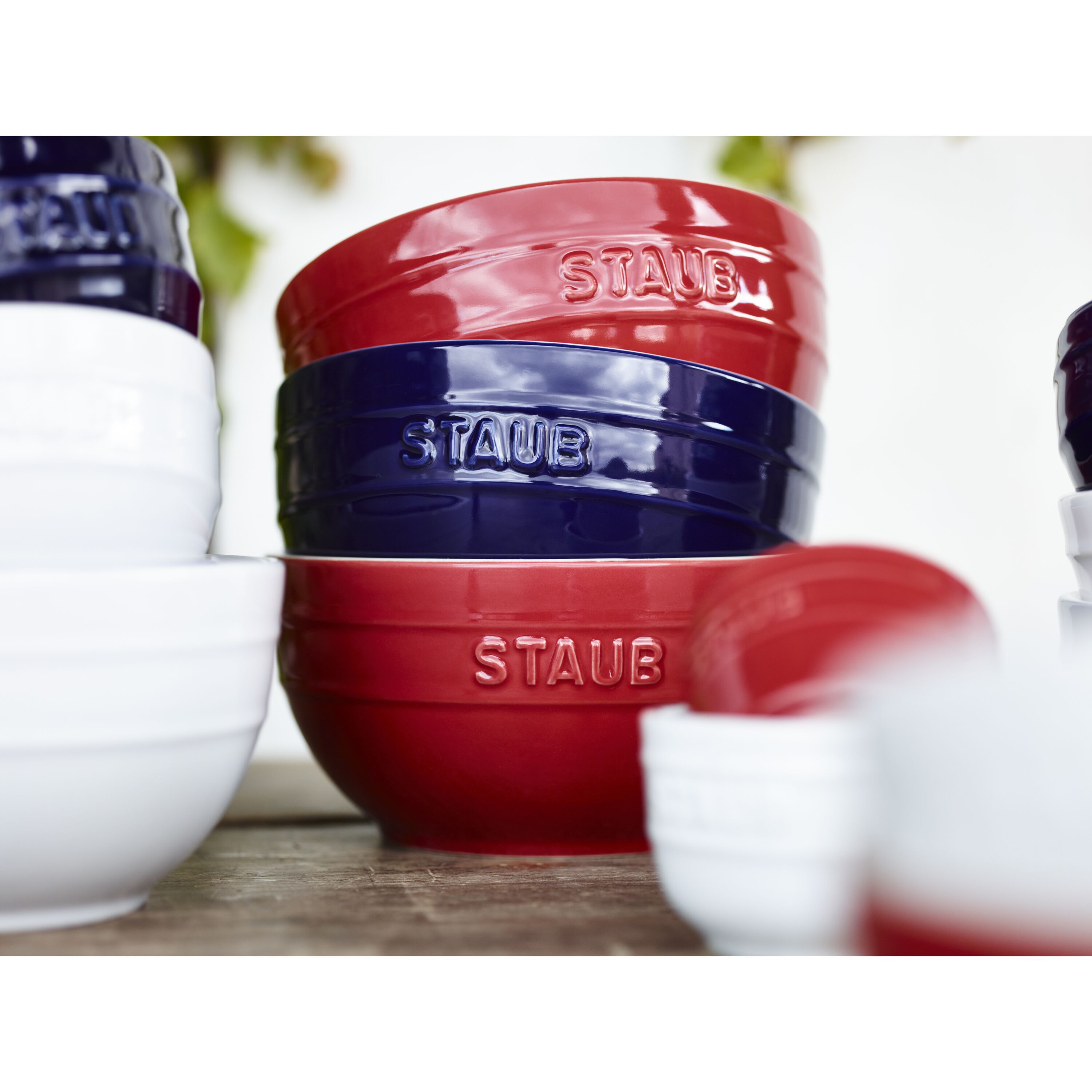 Staub        Ceramique                Schüssel 14 cm, rund, Dunkelblau, Keramik