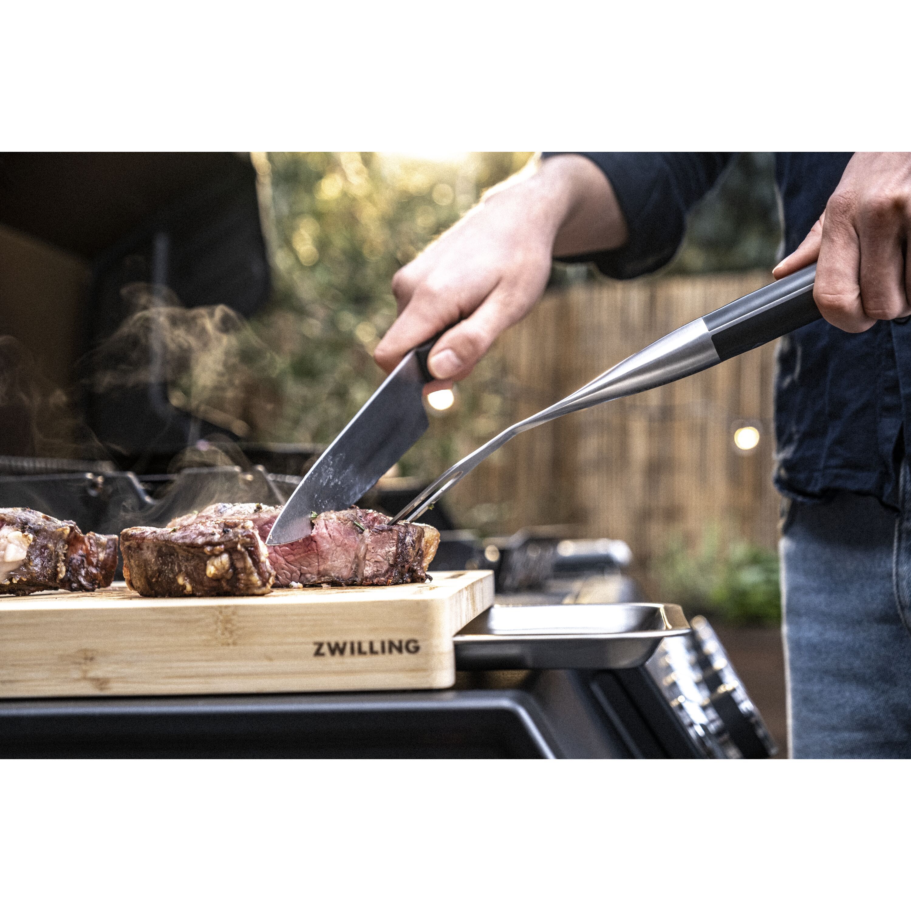 ZWILLING        BBQ+                Grillgabel, 41 cm, Edelstahl