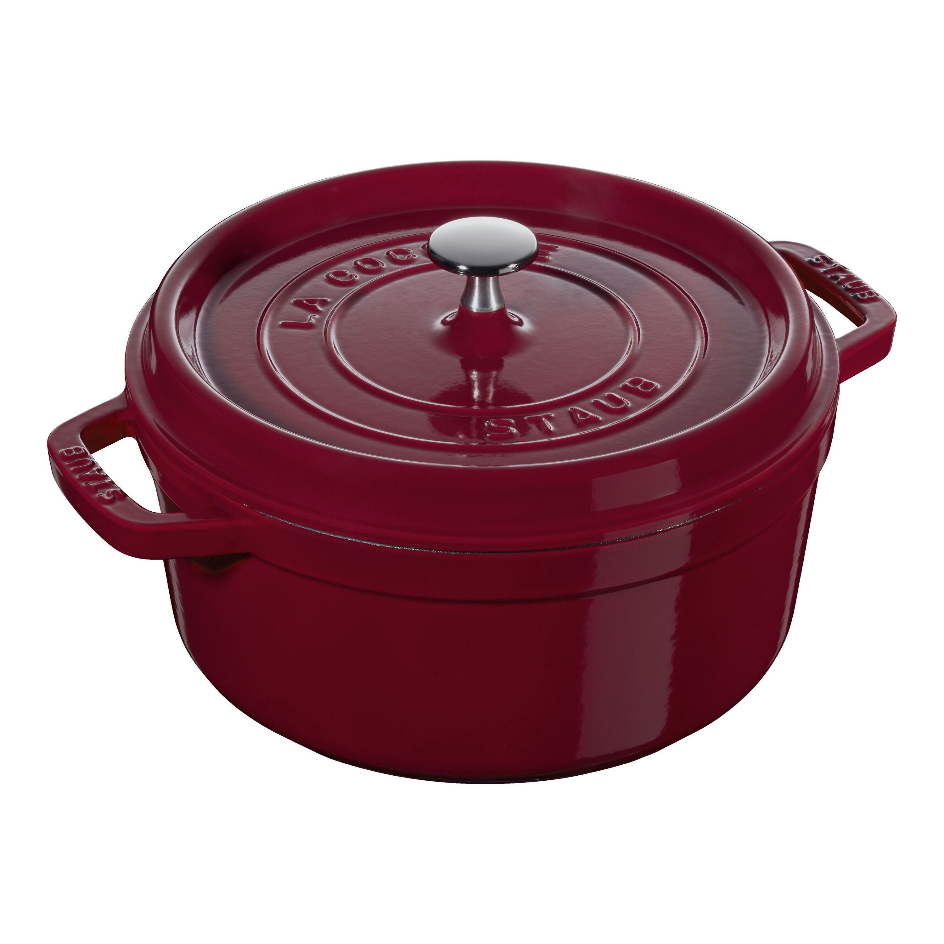 Staub        La Cocotte                Cocotte 28 cm, rund, Bordeaux, Gusseisen