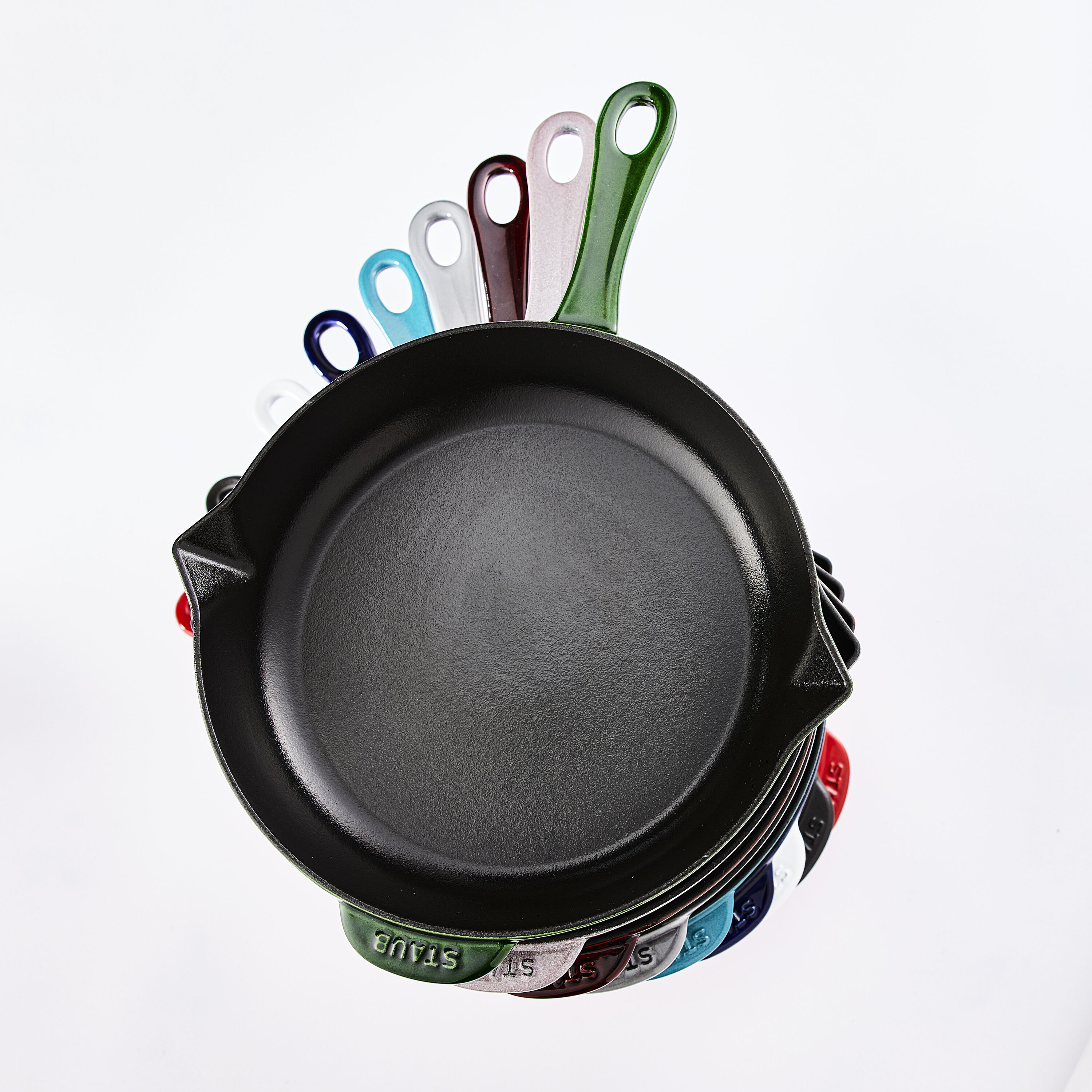 Staub        Pans                Bratpfanne 26 cm, rund, Schwarz, Gusseisen