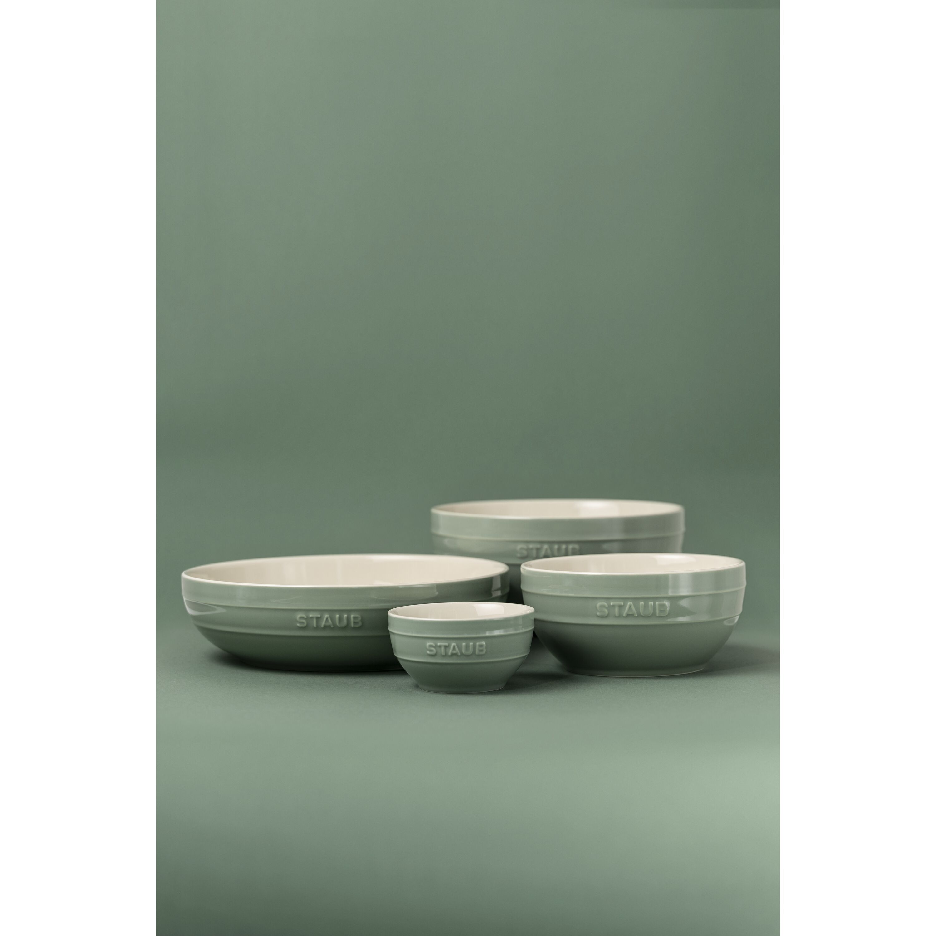 Staub        Ceramique                Schüssel 24 cm, rund, Eukalyptus, Keramik