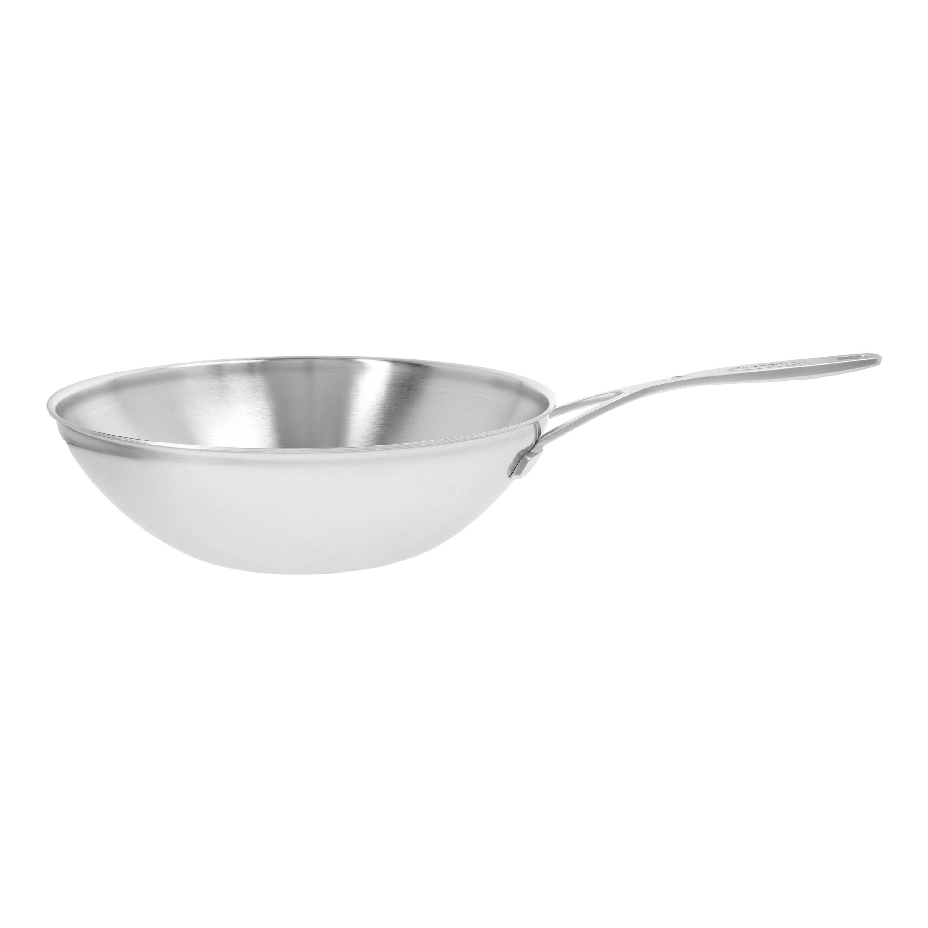 Demeyere        Industry 5                Wok flacher Boden, 30 cm, 18/10 Edelstahl