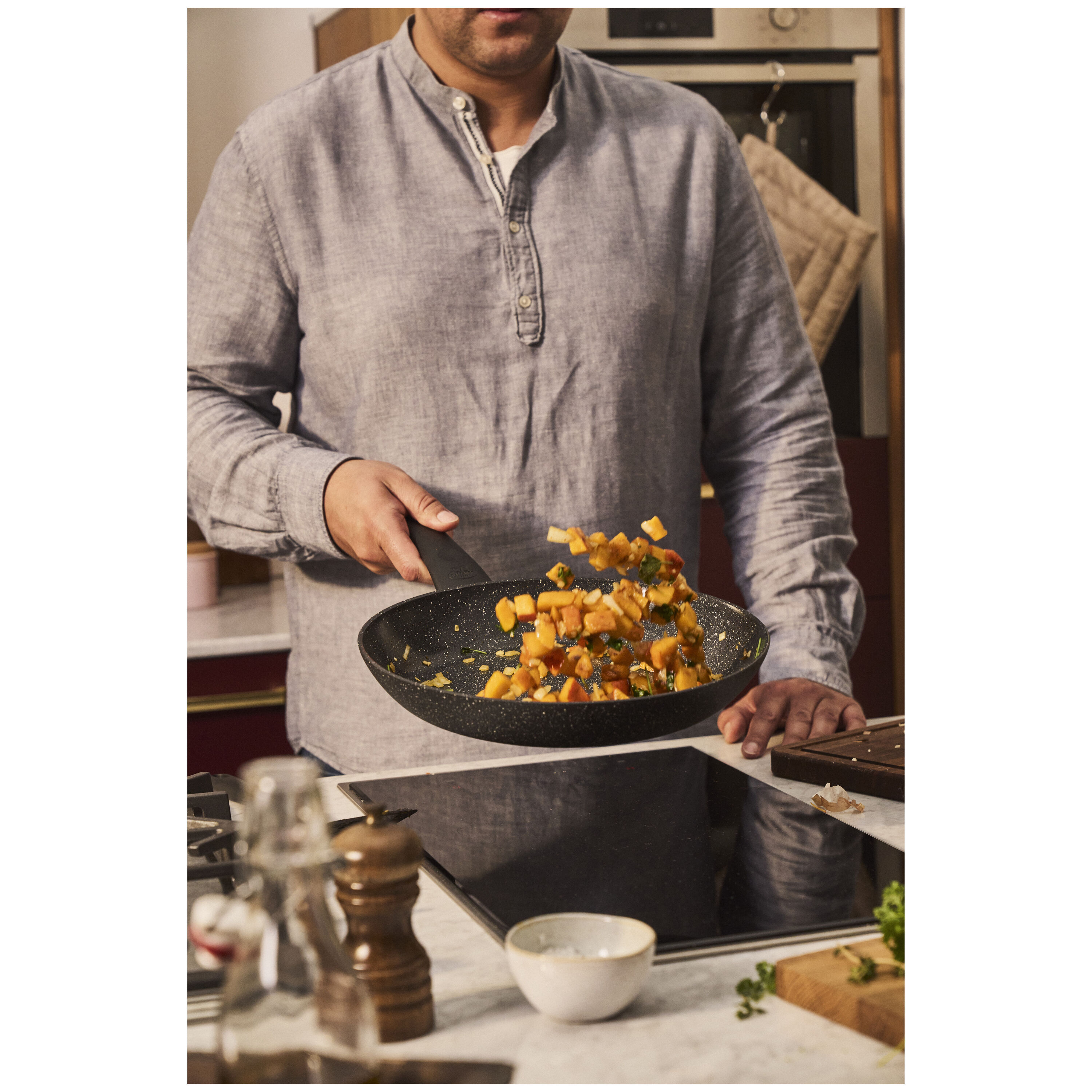 BALLARINI        Vipiteno                Bratpfannenset 2-tlg, Aluminium, Keramische Antihaftbeschichtung