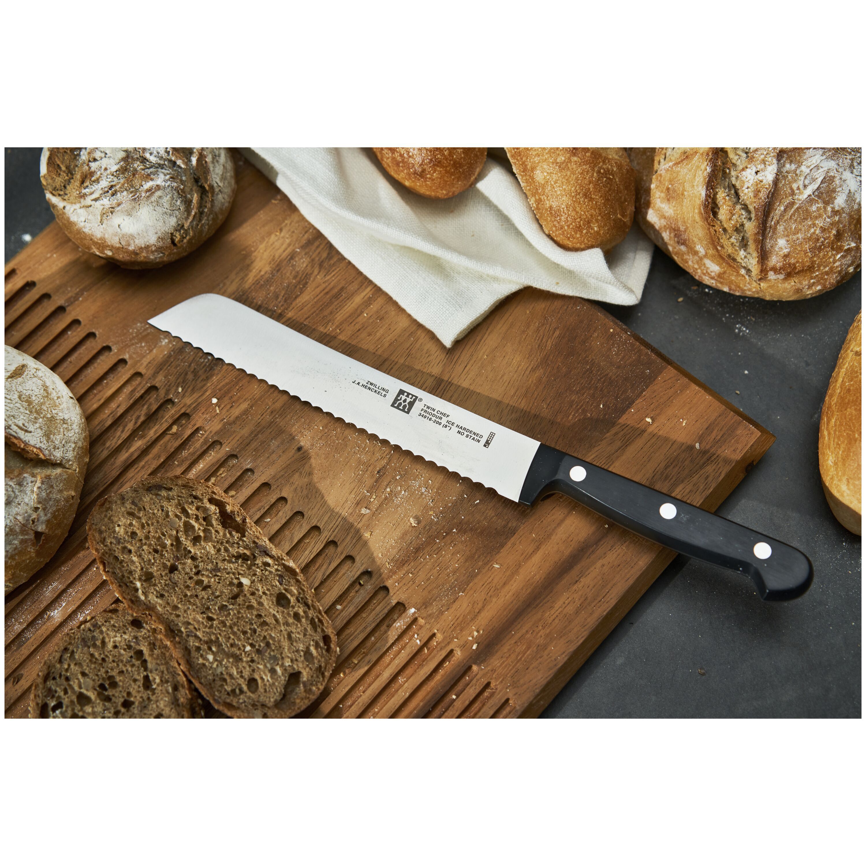 ZWILLING        TWIN Chef 2                Brotmesser 20 cm, Wellenschliff