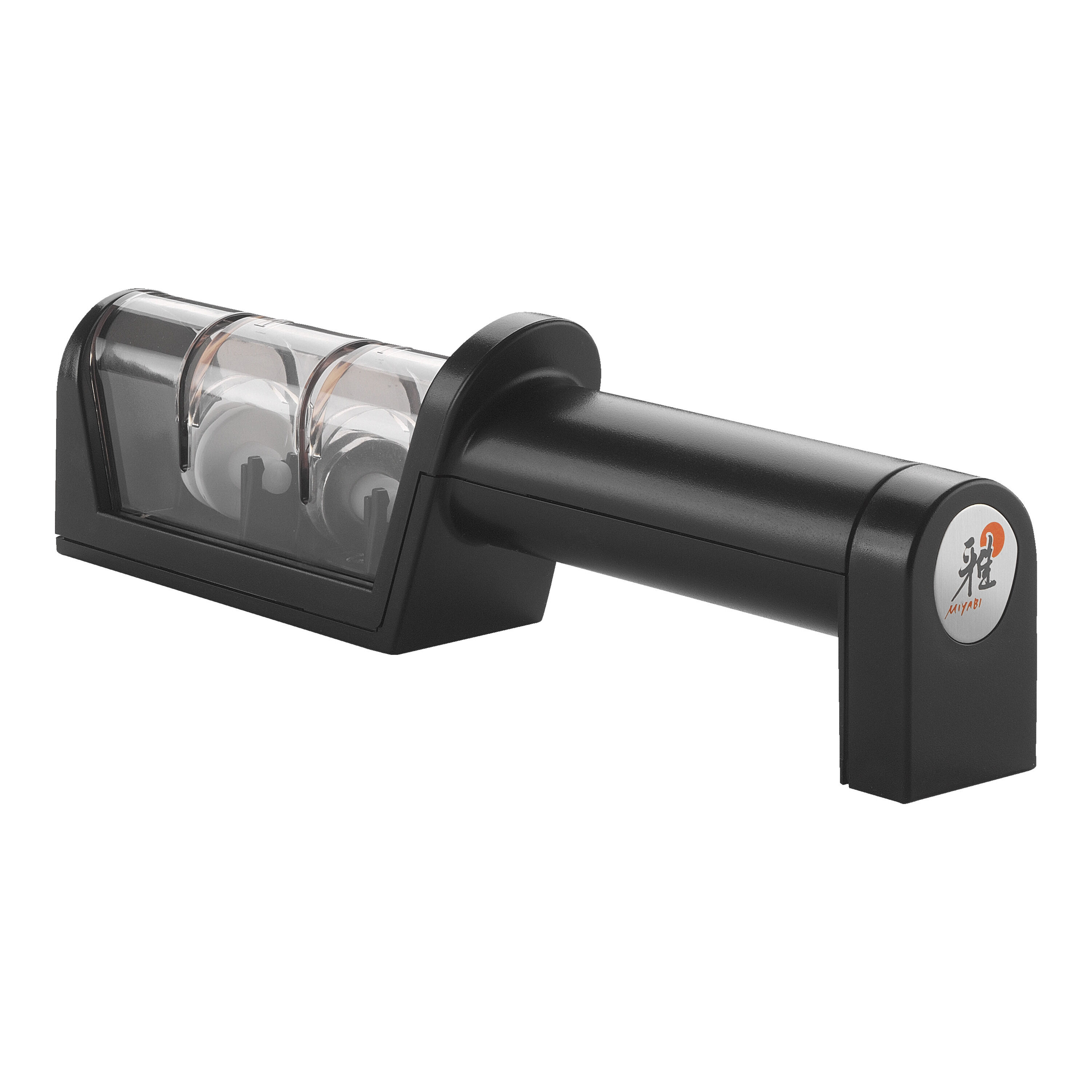 MIYABI                        Messerschärfer, Keramikrollen Schwarz