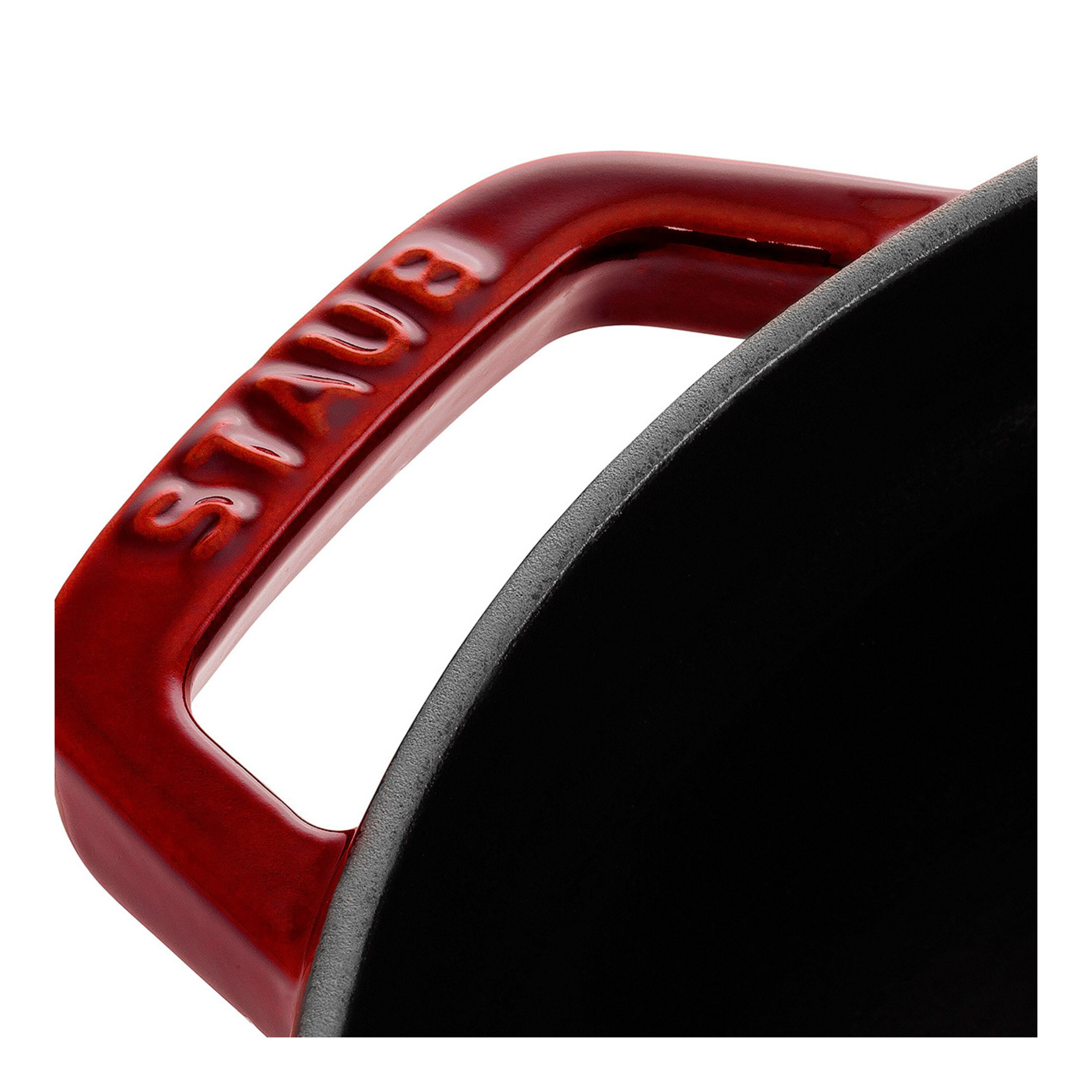 Staub        La Cocotte                Cocotte 22 cm, rund, Grenadine-Rot, Gusseisen