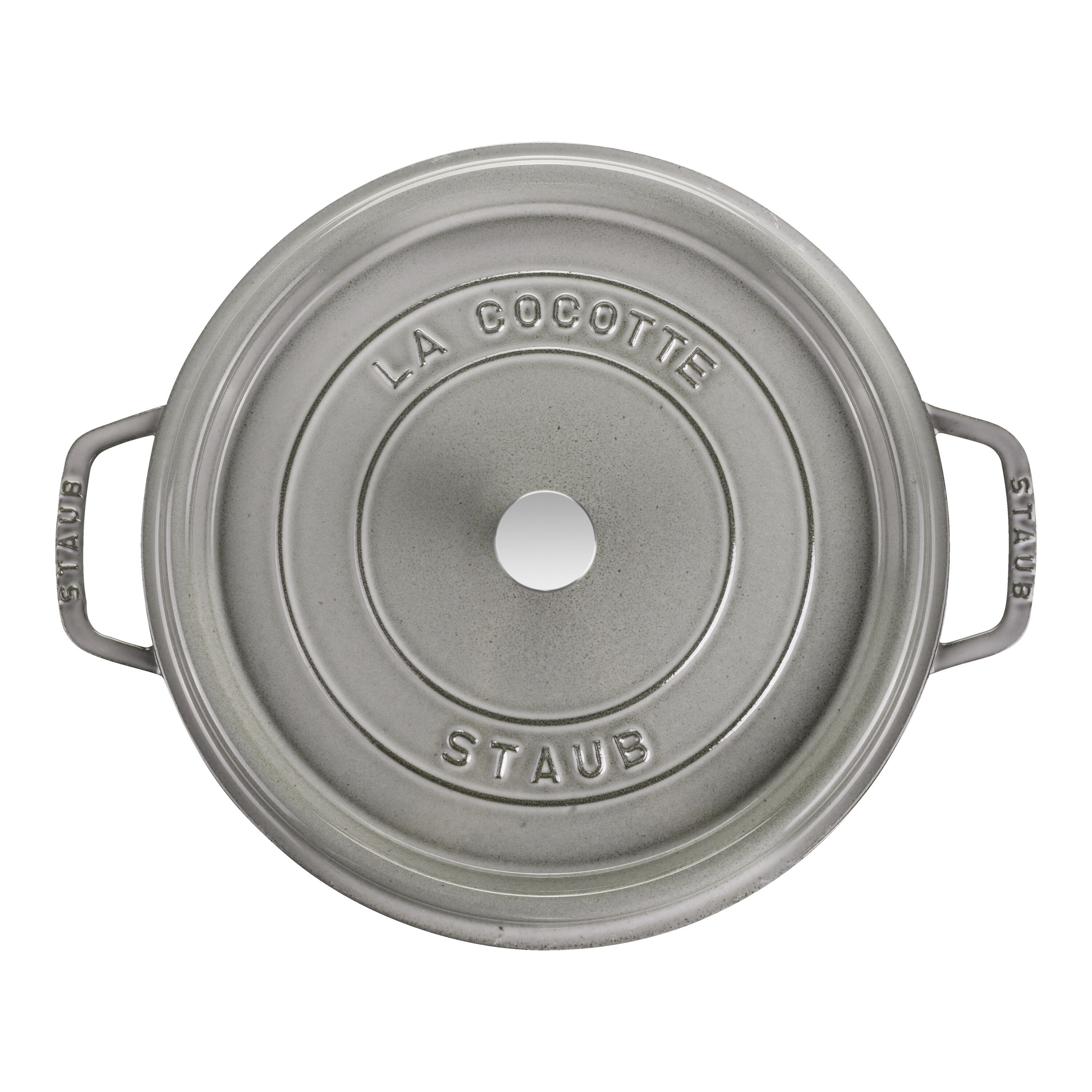 Staub        La Cocotte                Cocotte 30 cm, rund, Graphit-Grau, Gusseisen