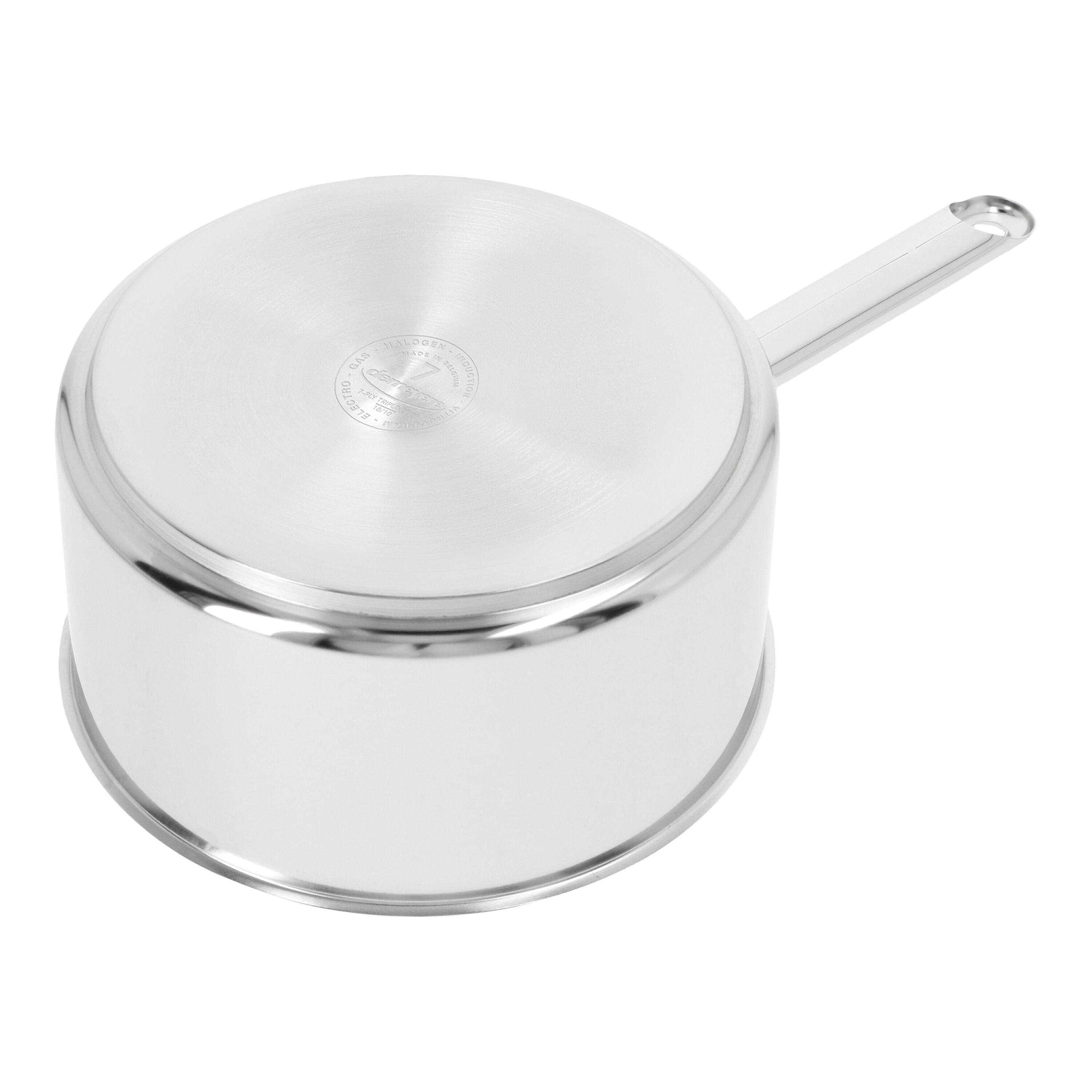 Demeyere        Apollo 7                Stieltopf ohne Deckel 20 cm, 18/10 Edelstahl, Silber