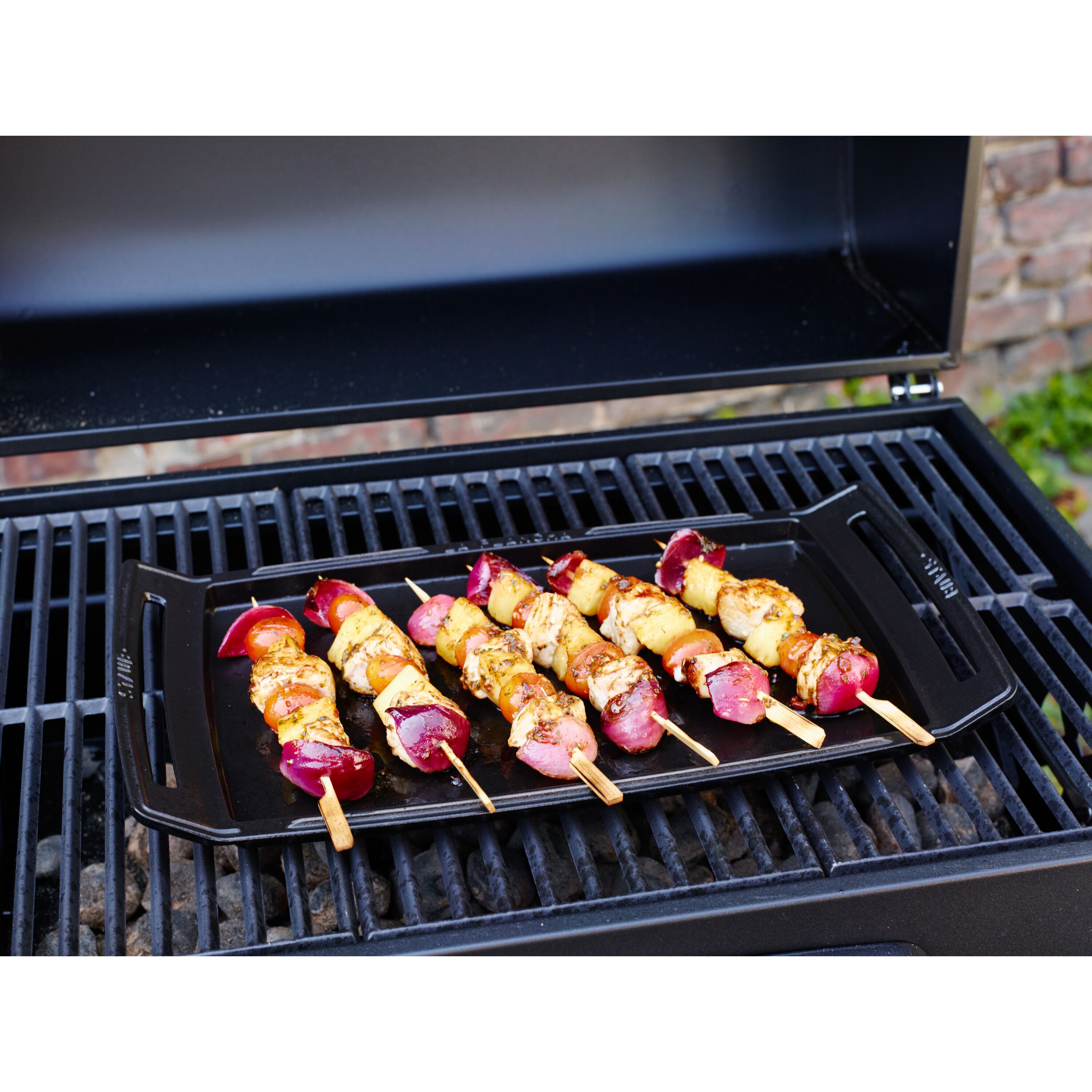 Staub        Pans                Plancha 48 cm x 25 cm, rechteckig, Schwarz, Gusseisen