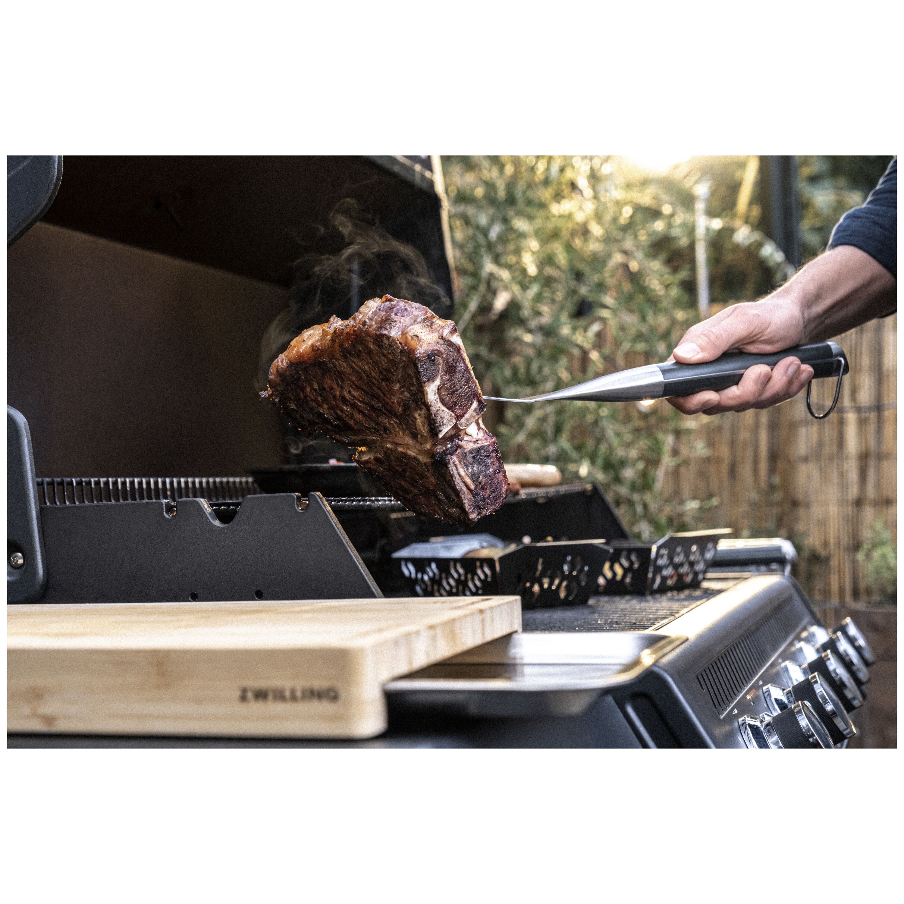 ZWILLING        BBQ+                Grillgabel, 41 cm, Edelstahl
