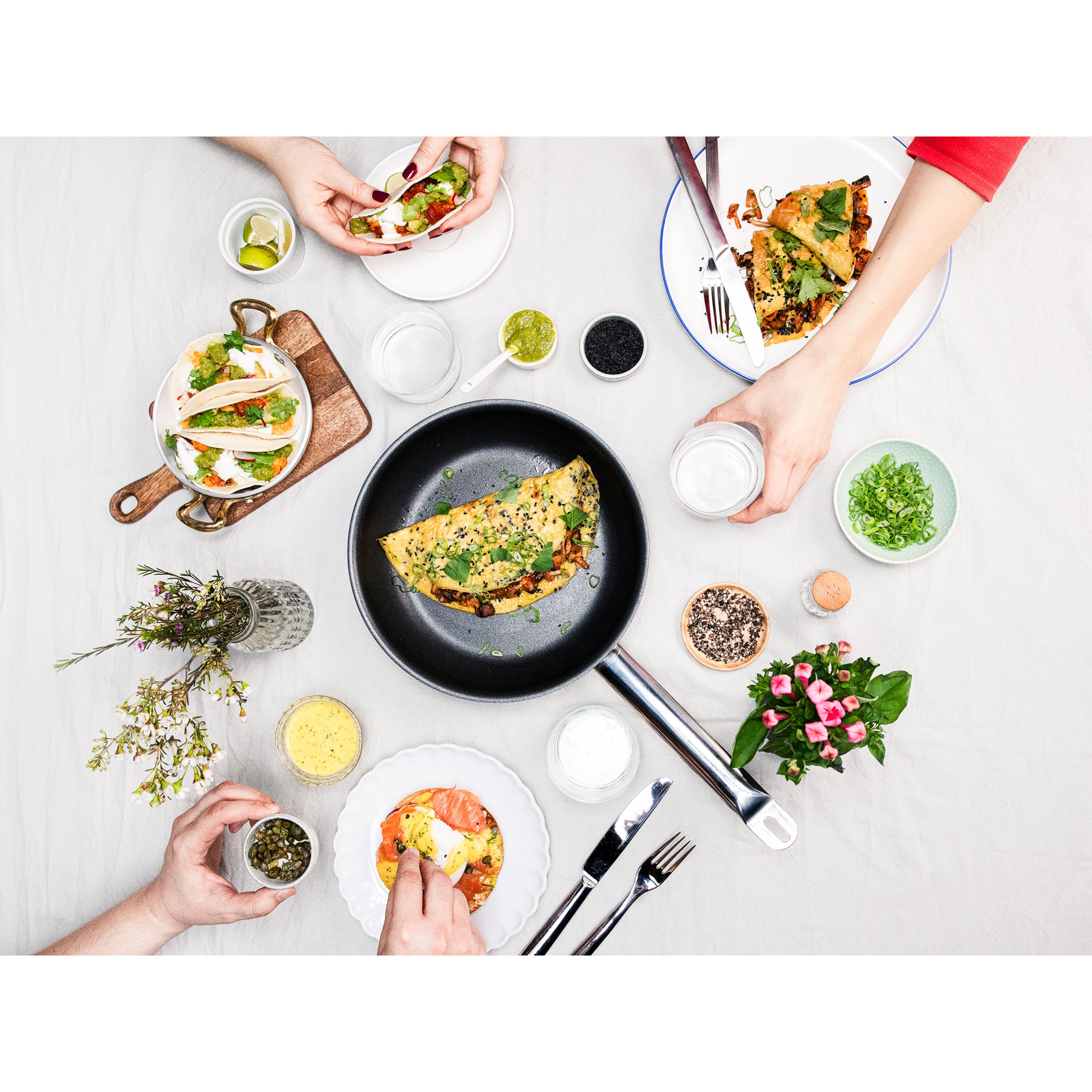 ZWILLING        Pro                Bratpfanne 24 cm, 18/10 Edelstahl, Silber-Schwarz