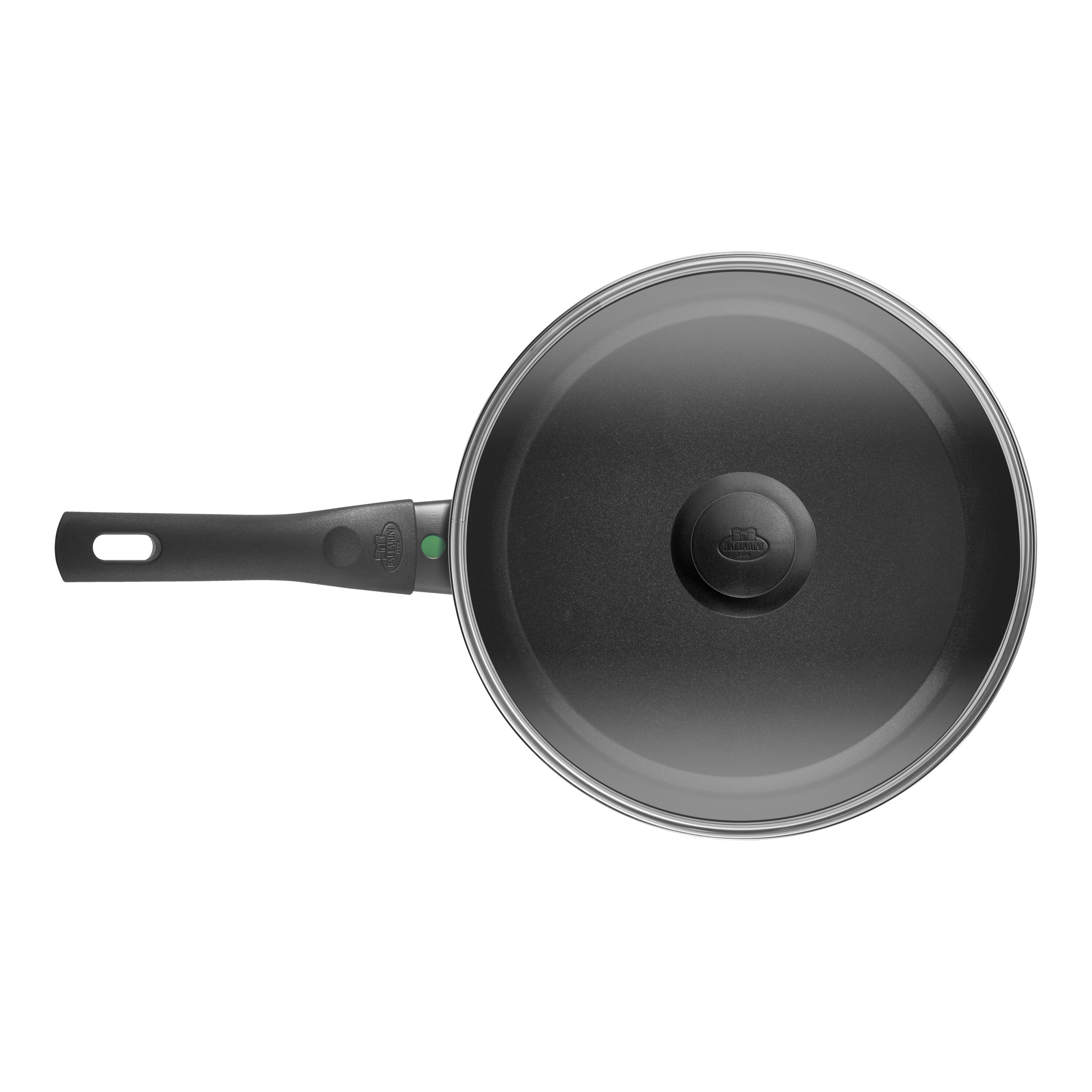 BALLARINI        Ledro                Schmorpfanne mit Deckel, 28 cm, Aluminium, Keramische Antihaftbeschichtung