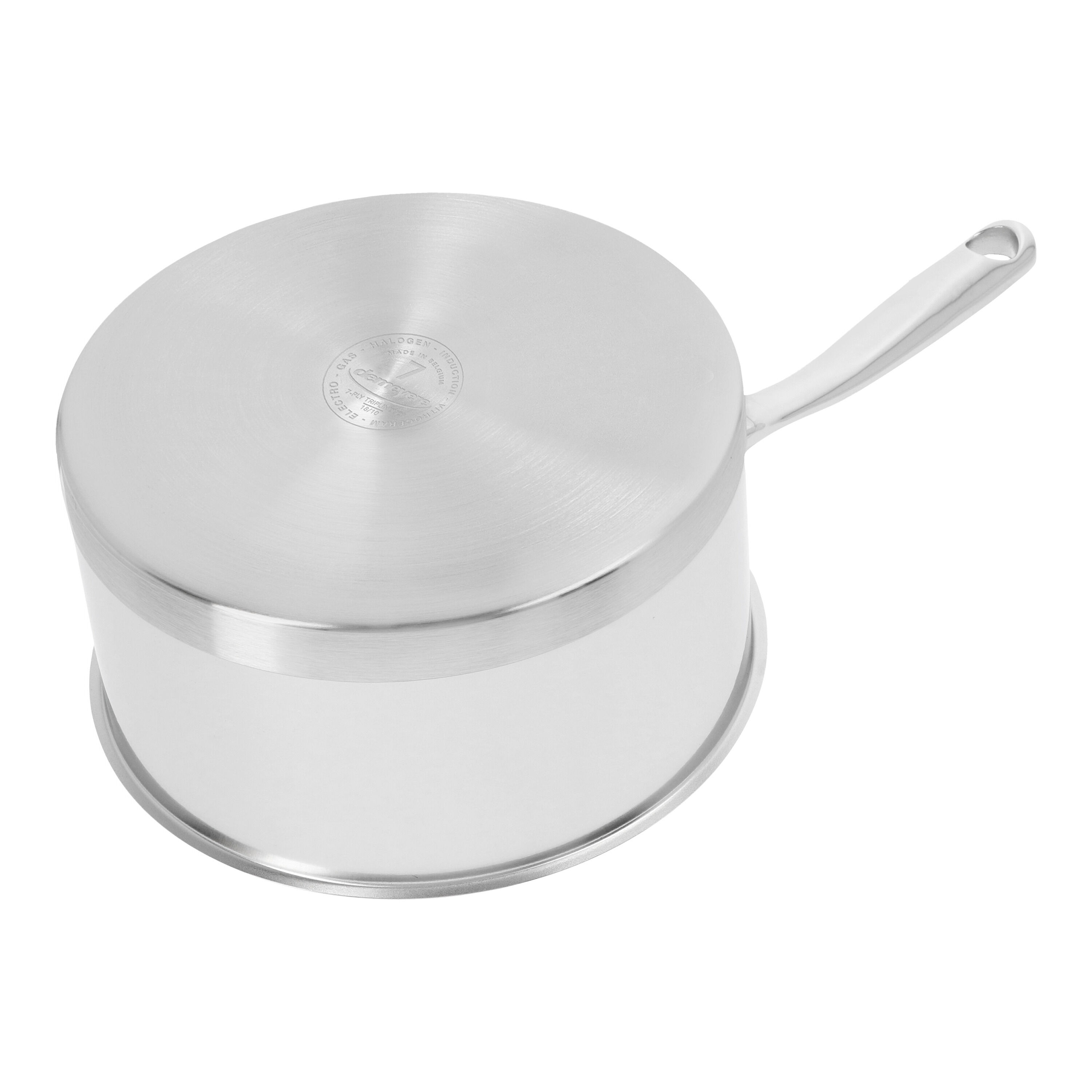 Demeyere        Atlantis 7                Stieltopf ohne Deckel 18 cm, 18/10 Edelstahl, Silber