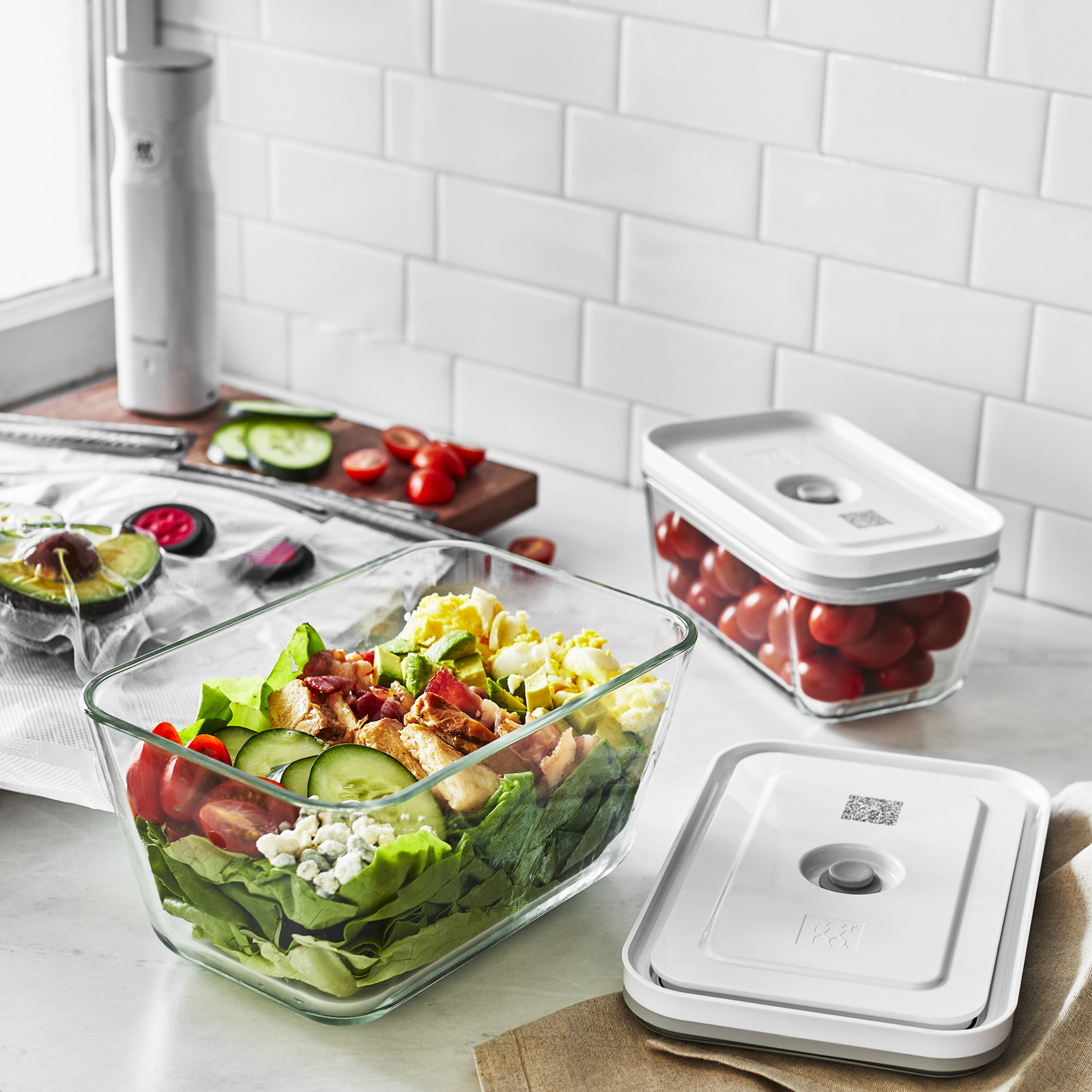 ZWILLING        Fresh & Save                Vakuumbox L, Glas, Grau