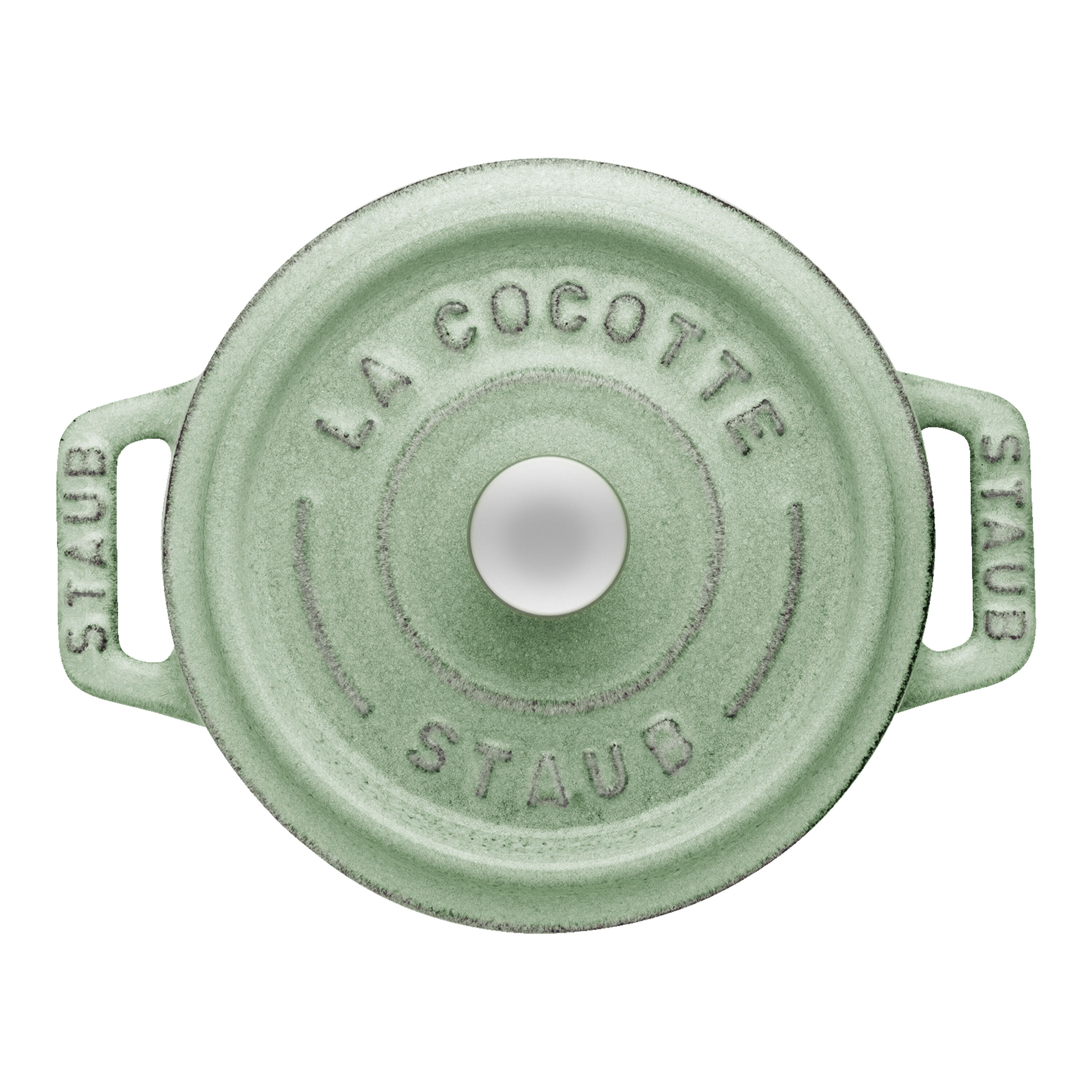 Staub        La Cocotte                Mini Cocotte 10 cm, rund, Salbeigrün, Gusseisen