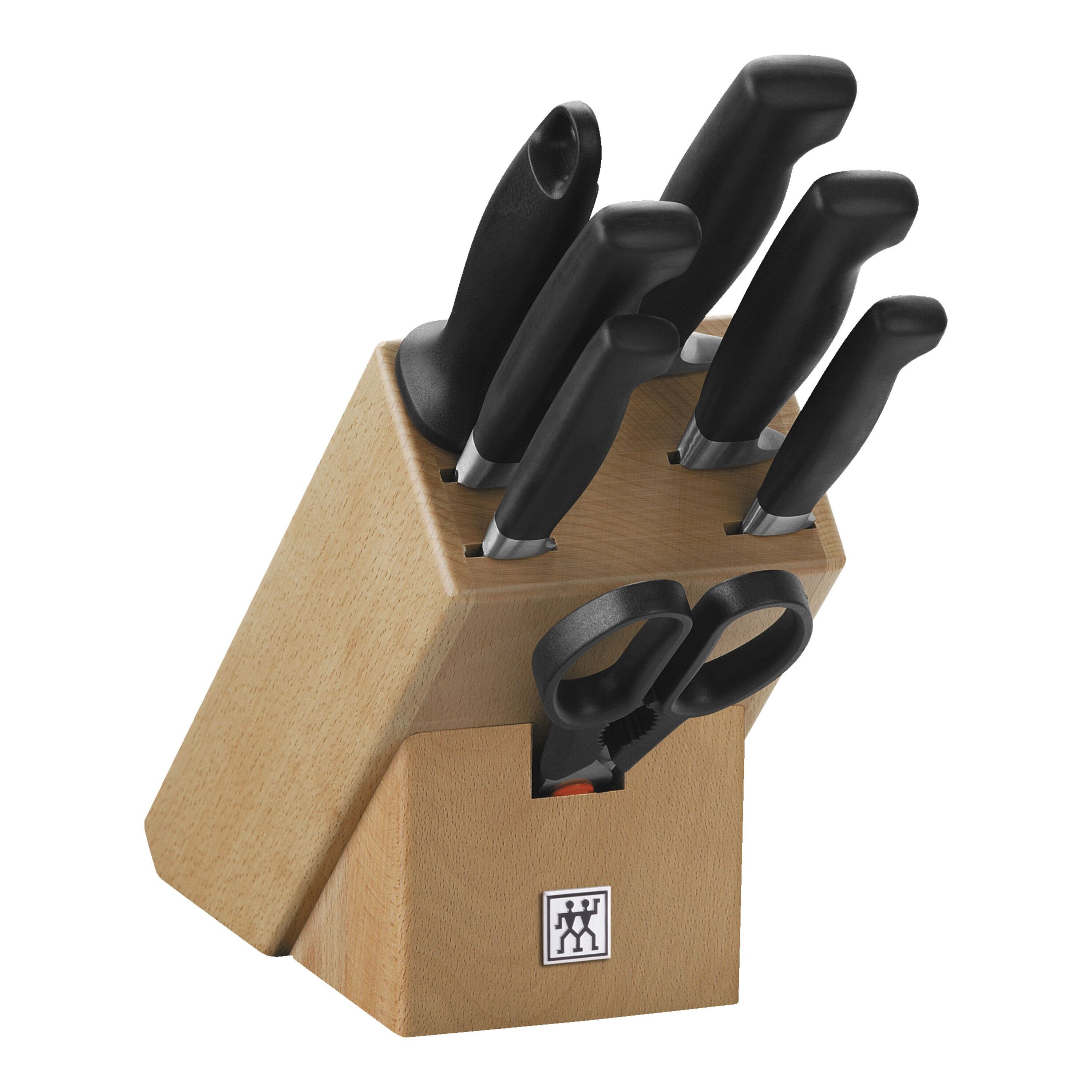 ZWILLING        **** VIER STERNE                8-tlg, Messerblockset, Natur