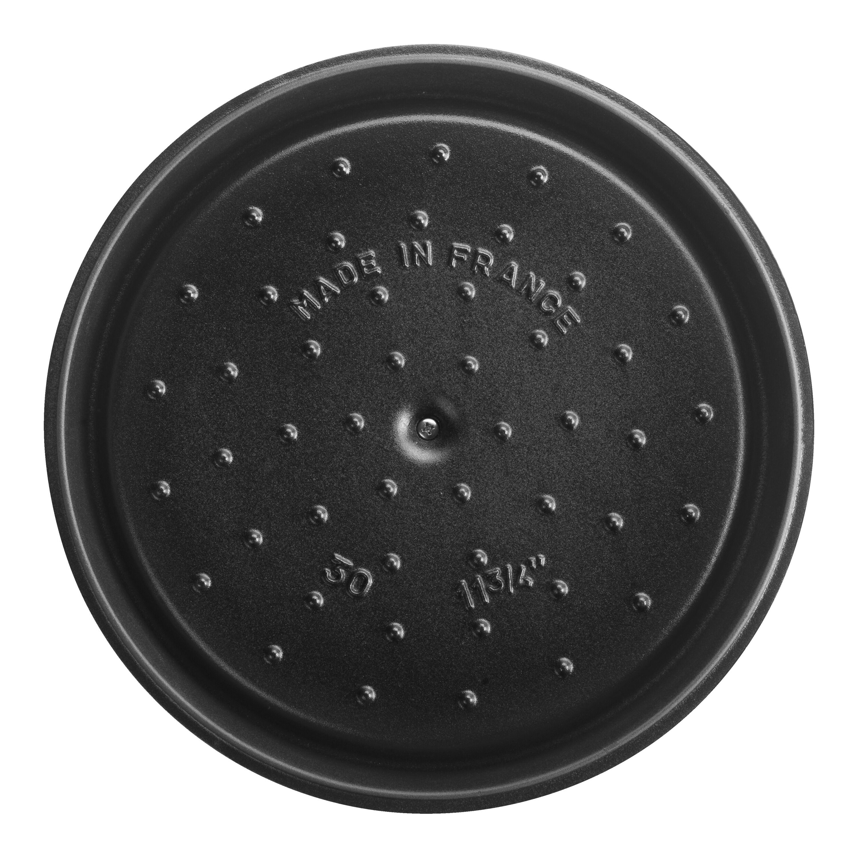 Staub        La Cocotte                Cocotte 30 cm, rund, Graphit-Grau, Gusseisen