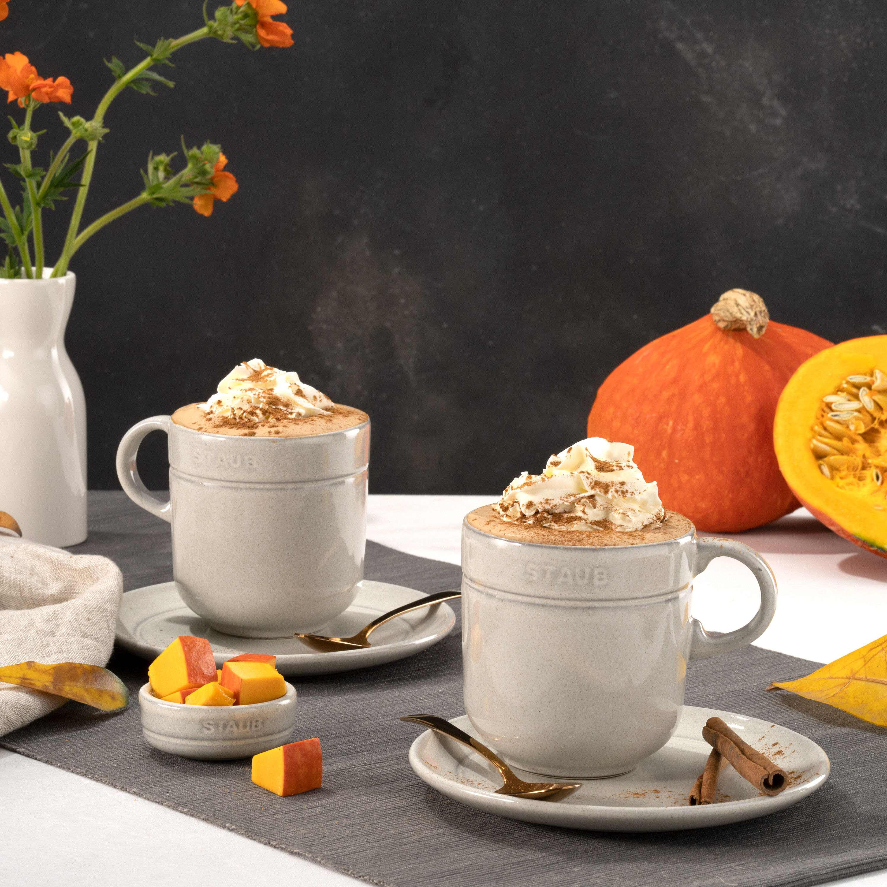 Staub        Dining Line                Tassenset 2-tlg, 350ml, Weisser Trüffel