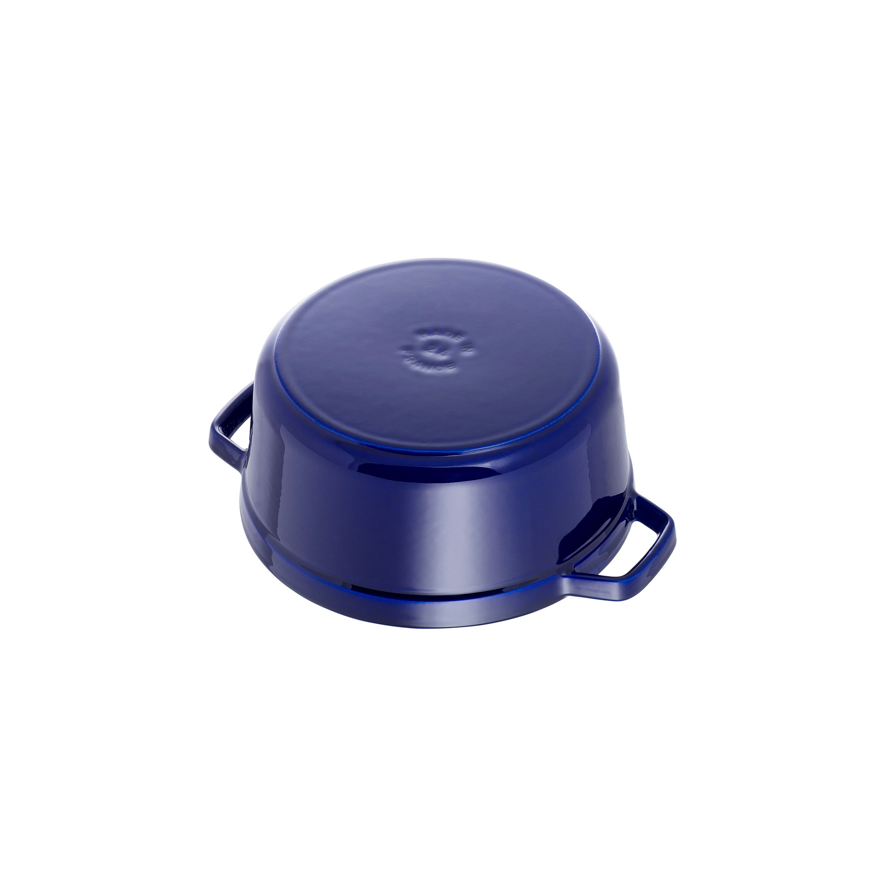 Staub        La Cocotte                Cocotte 24 cm, rund, Dunkelblau, Gusseisen