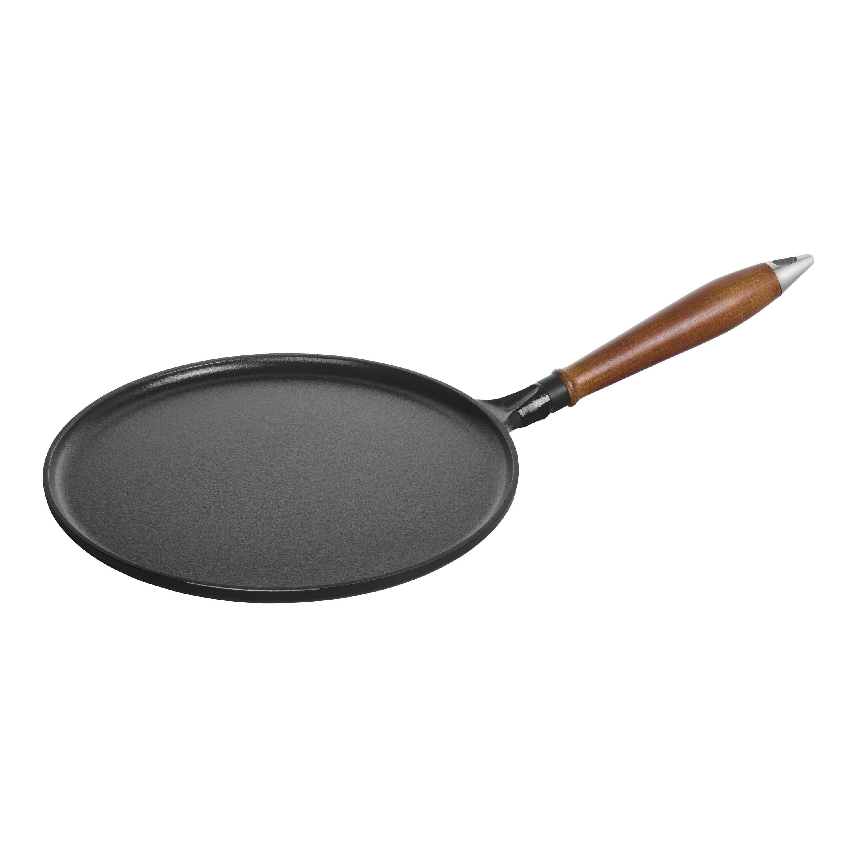 Staub        Pans                Pfannkuchenpfanne 28 cm, rund, Schwarz, Gusseisen
