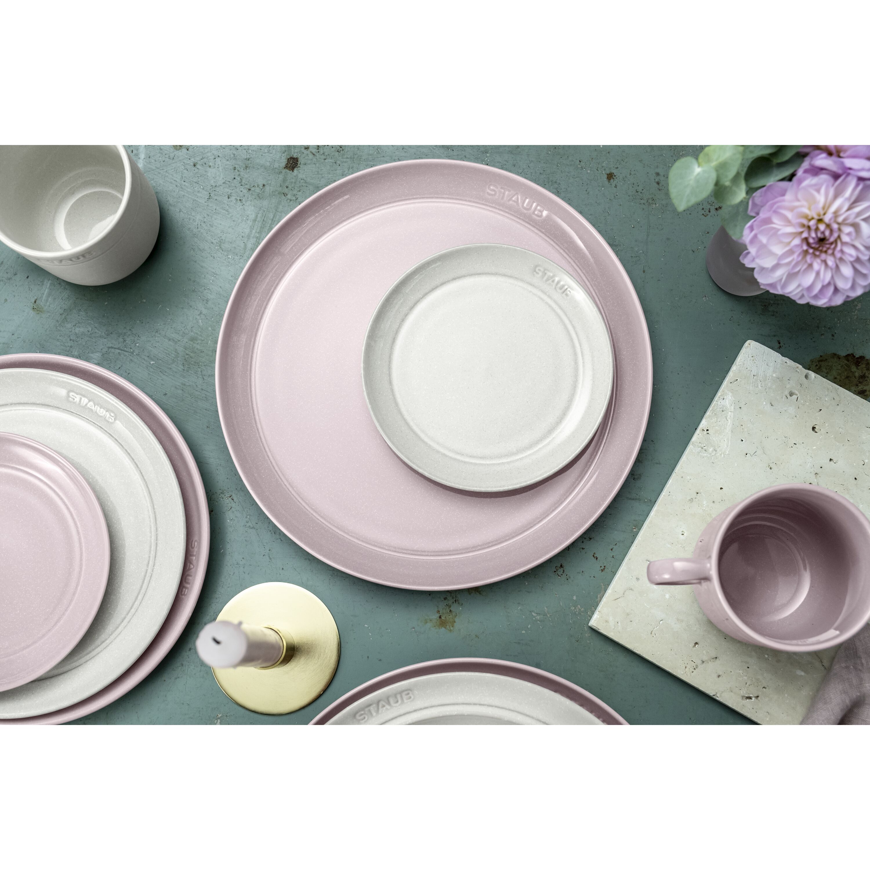 Staub        Dining Line                Teller flach 26 cm, rund, Kirschblüte, Keramik